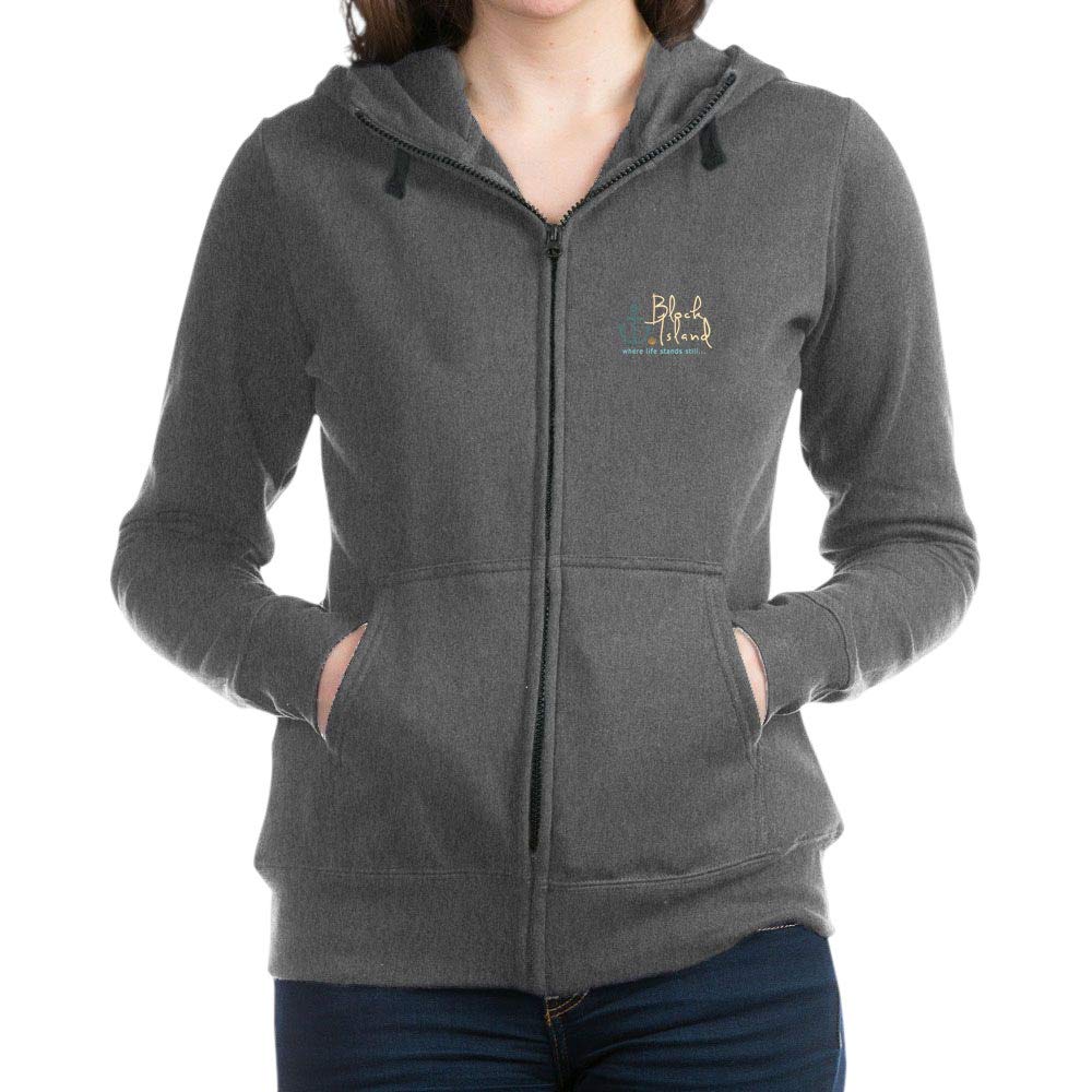 Block Island Life Stands Still Women's Zip Hoodie | Cozy Fleece Pullover for Casual Wear & Outdoor Activities | Perfect for Travel, Hiking & Relaxing