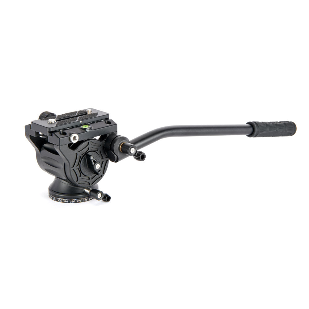 Professional AirHed Cine Video Tripod Head with Arca Swiss Style Quick Release Plate - Smooth 360° Pan & Tilt for DSLR, Mirrorless Cameras - Perfect for Filmmaking, Vlogging & Travel Photography
