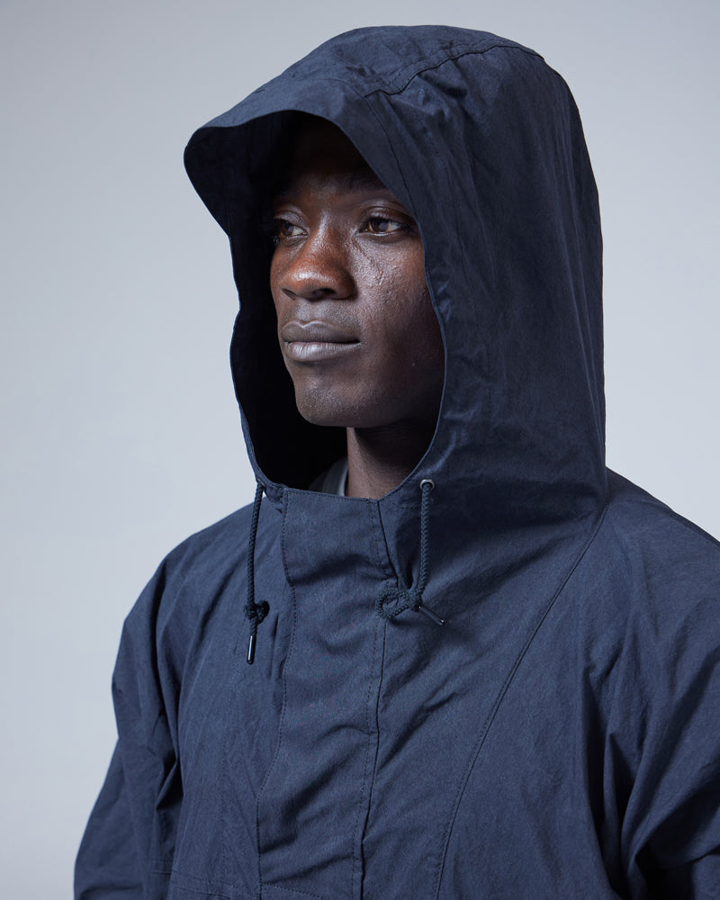 Indigo C/N Anorak Jacket - Lightweight Waterproof Windbreaker for Outdoor Hiking & Camping