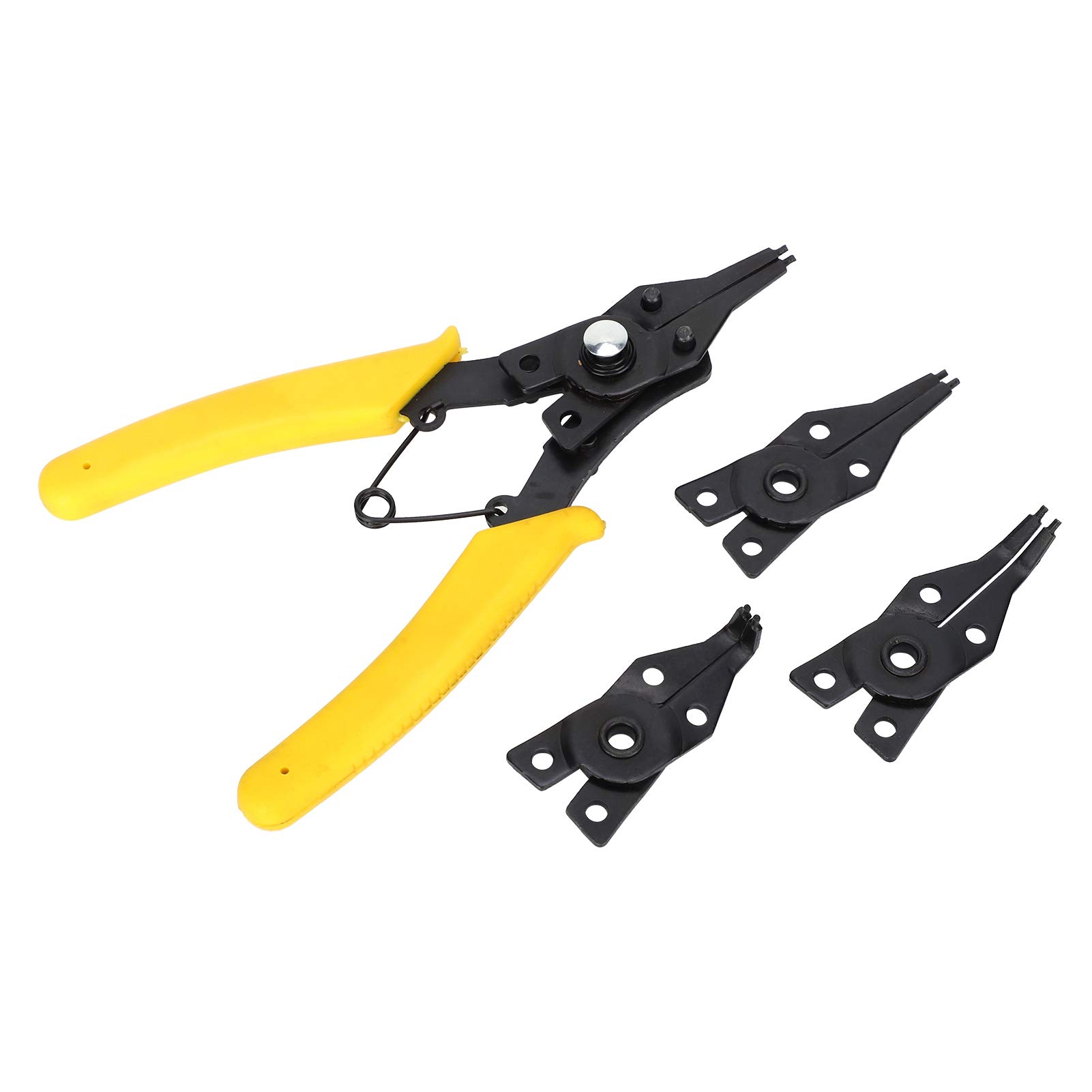 Professional Circlip Pliers Set - Heavy Duty Retaining Ring Pliers for Automotive, Machinery & Home Repair - Snap Ring Pliers Kit for DIY, Industrial & Workshop Use