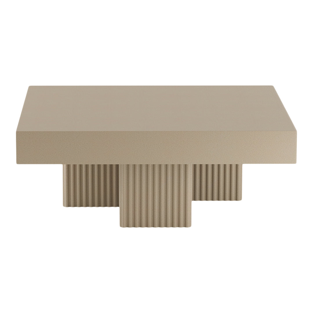 Modern Square Gear Coffee Table - Sturdy & Stylish Living Room Furniture for Home Decor & Entertainment Spaces