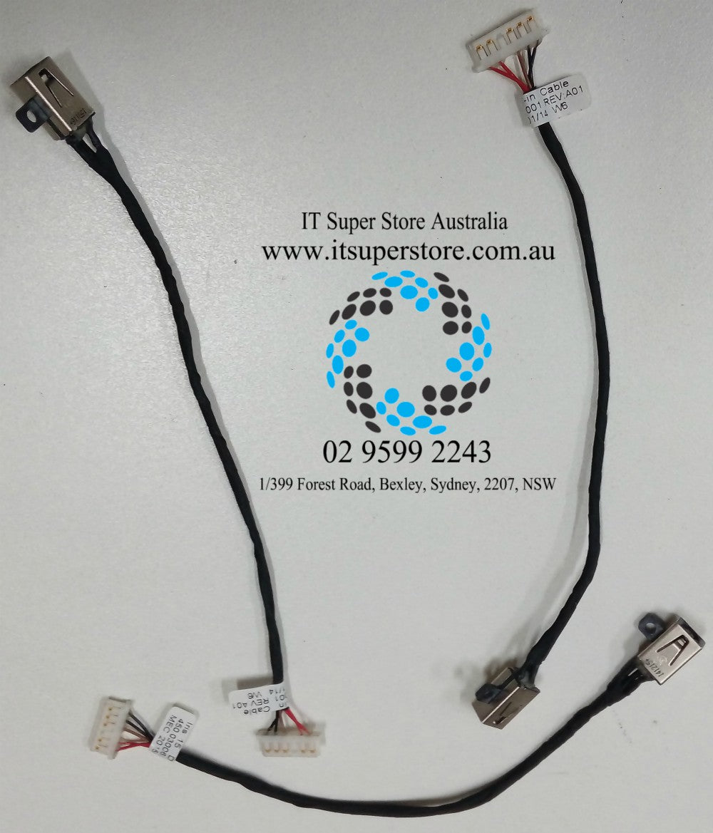 Original Dell Inspiron 15 3558 DC Power Jack 450.03006.0001 Replacement Charging Port - Compatible with Laptop Repair & Home Office Use