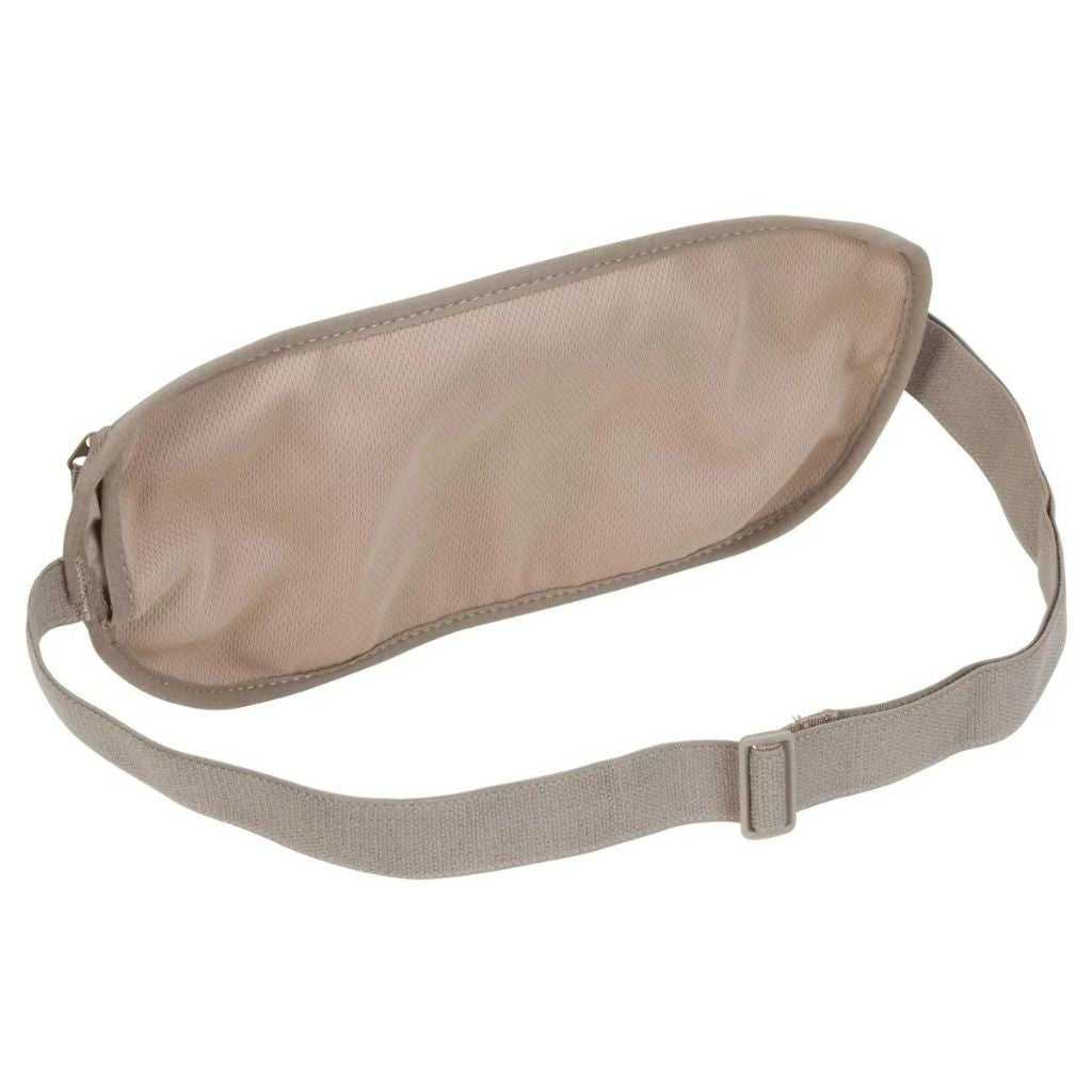 Eagle Creek Silk Undercover Neck Wallet DLX - RFID Blocking Travel Money Belt for Men & Women - Secure & Lightweight Khaki Pouch for Passport, Cash, Cards - Perfect for Airports, Hiking, and International Travel