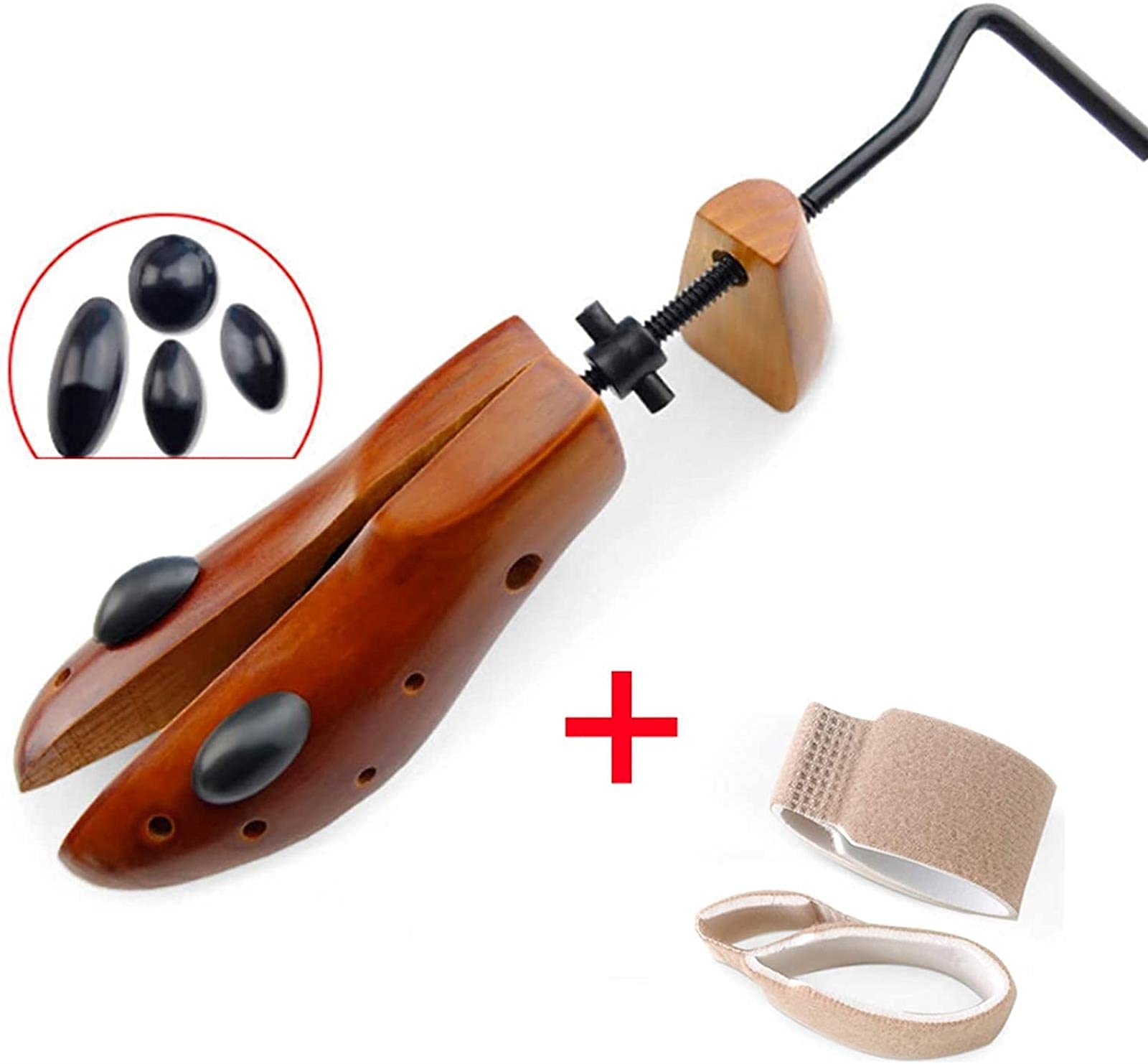 Premium Cedar Wood Shoe Trees for Men & Women - Large Size Shoe Stretchers & Maintainers | Perfect for Dress Shoes, Boots & Leather Footwear Care