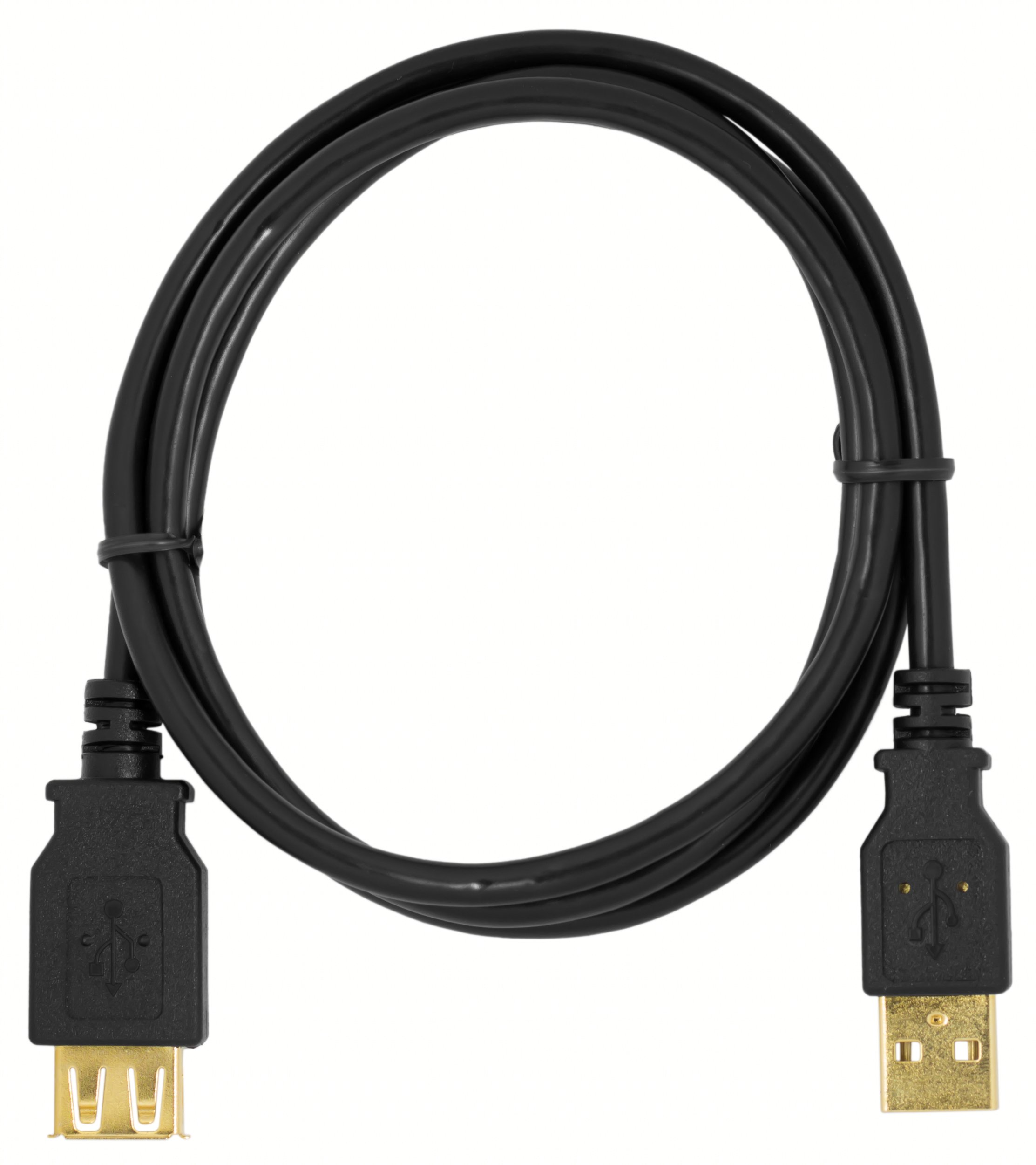 USB 2.0 Extension Cable (Male to Female) 6.6ft/2m High Speed Data Transfer for Laptop, PC, Printer, Keyboard - Perfect for Home Office & Gaming Setup