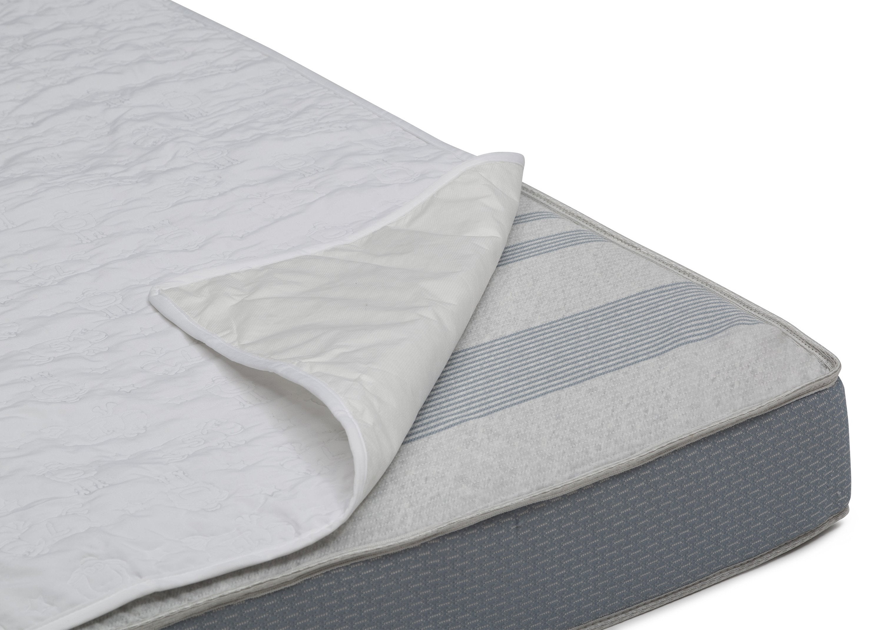 Waterproof Crib Mattress Liner Pads (Pack of 2) - Nanotex Technology for Extra Protection - Breathable & Hypoallergenic Baby Bedding - Perfect for Nighttime Leaks & Spills