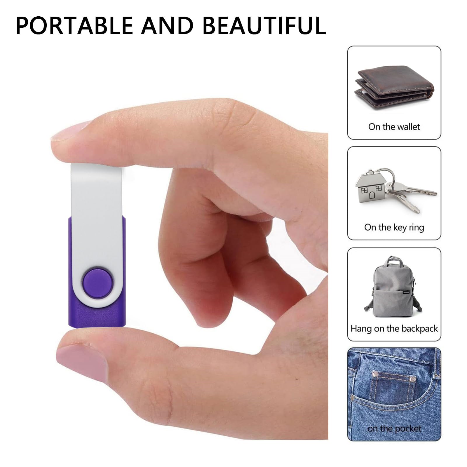 100 Pack 512MB USB 2.0 Flash Drives - Bulk Memory Sticks in 5 Assorted Colors - Wholesale USB Storage for Business, School & Data Transfer