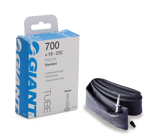 Giant Tube 650x20 23 Threaded PV 48mm - Premium Bicycle Inner Tube for Road Bikes, Hybrid Bikes & Commuter Bikes - Perfect for Urban Cycling, Long-Distance Rides & Daily Commuting