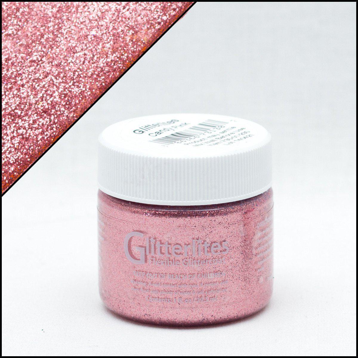 Angelus Leather Paint - Candy Pink Glitter for Shoes, Bags & DIY Crafts | High-Quality Leather Dye for Custom Designs & Repair | Perfect for Fashion Accessories & Upcycling Projects