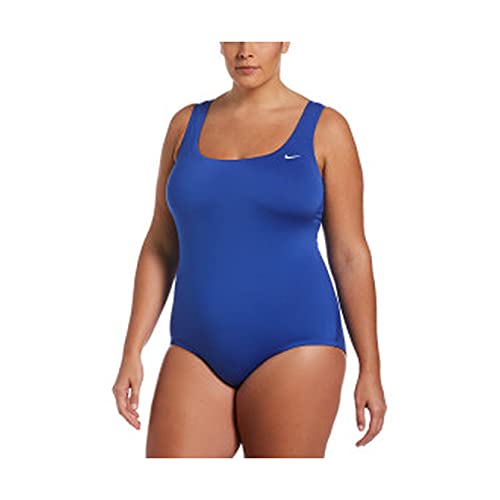Nike Plus Size Essential U-Back One-Piece Swimsuit for Women - Comfortable Full Coverage Bathing Suit for Beach, Pool & Vacation