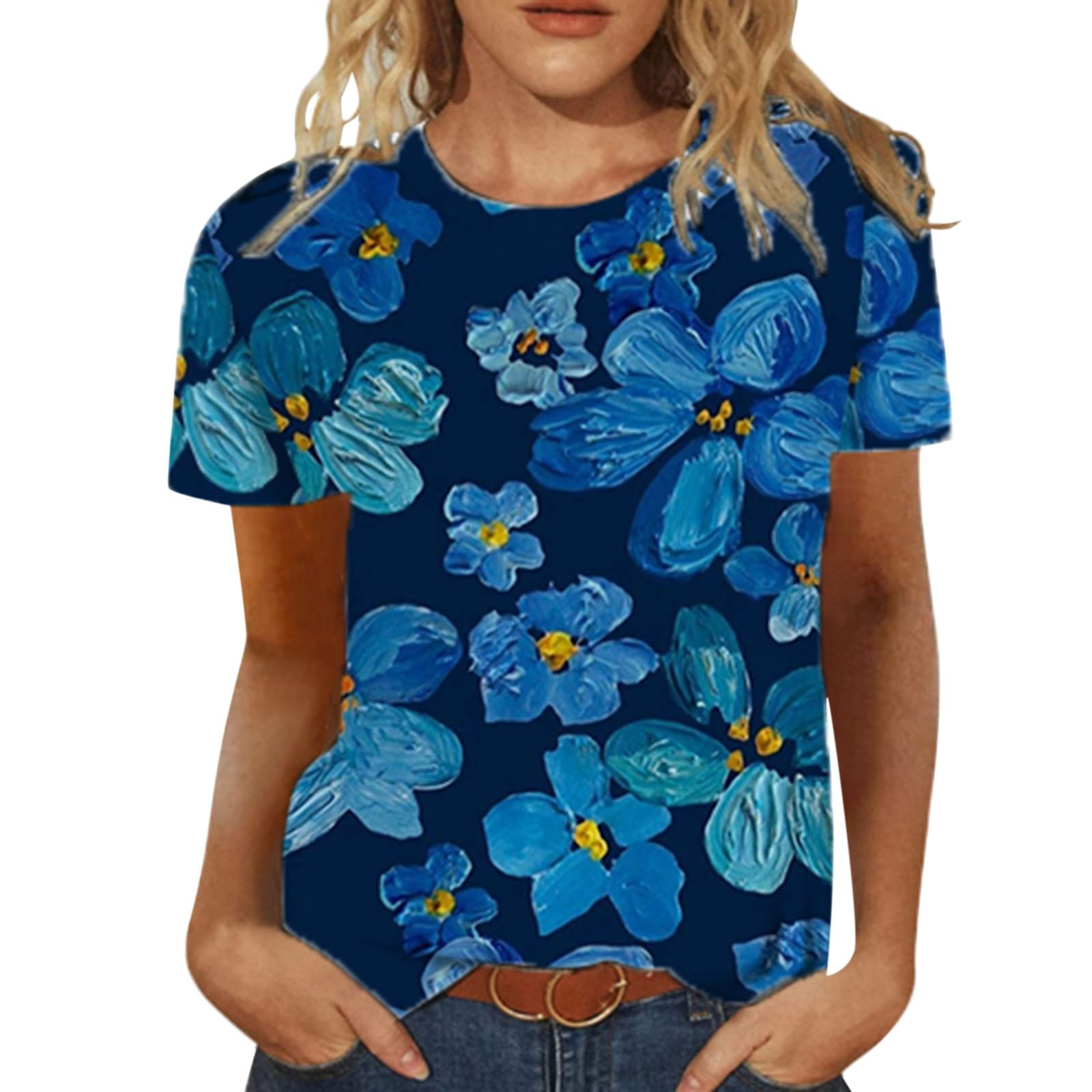 Women's Casual Summer Blouses & Tops - Breathable Ladies Tees & Tunics for Everyday Wear, Work & Vacation