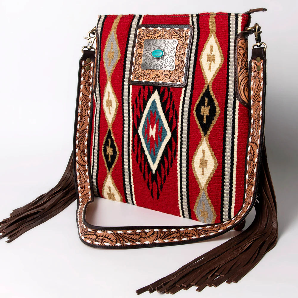 American Darling Conceal Carry Aztec Fringe Bag - Stylish & Functional Crossbody Purse for Women | Perfect for Everyday Use, Travel & Outdoor Adventures