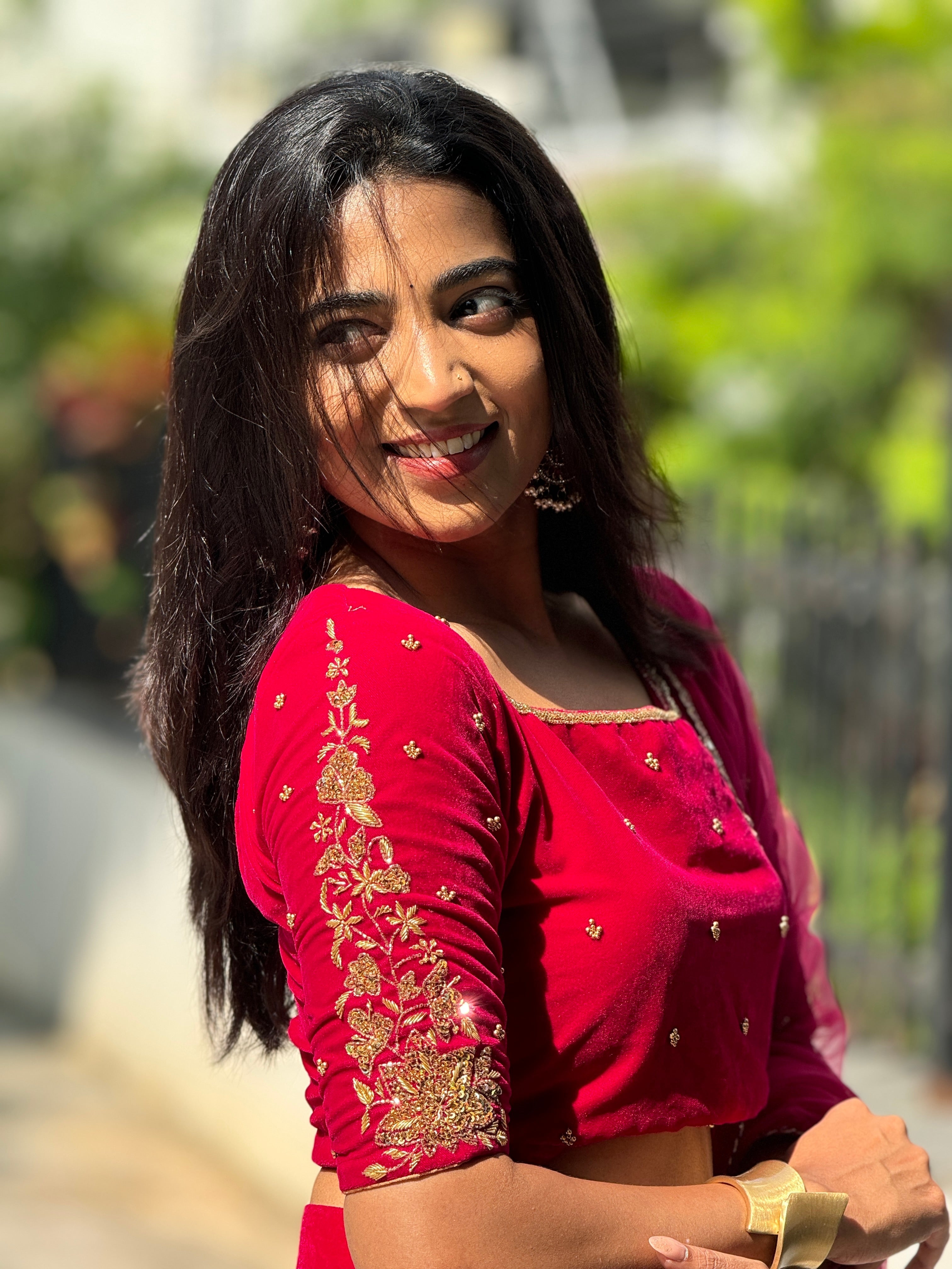 Mithra Premium Designer Lehenga Choli for Women - Elegant Indian Bridal Wear & Party Dresses - Perfect for Weddings, Festivals & Special Occasions