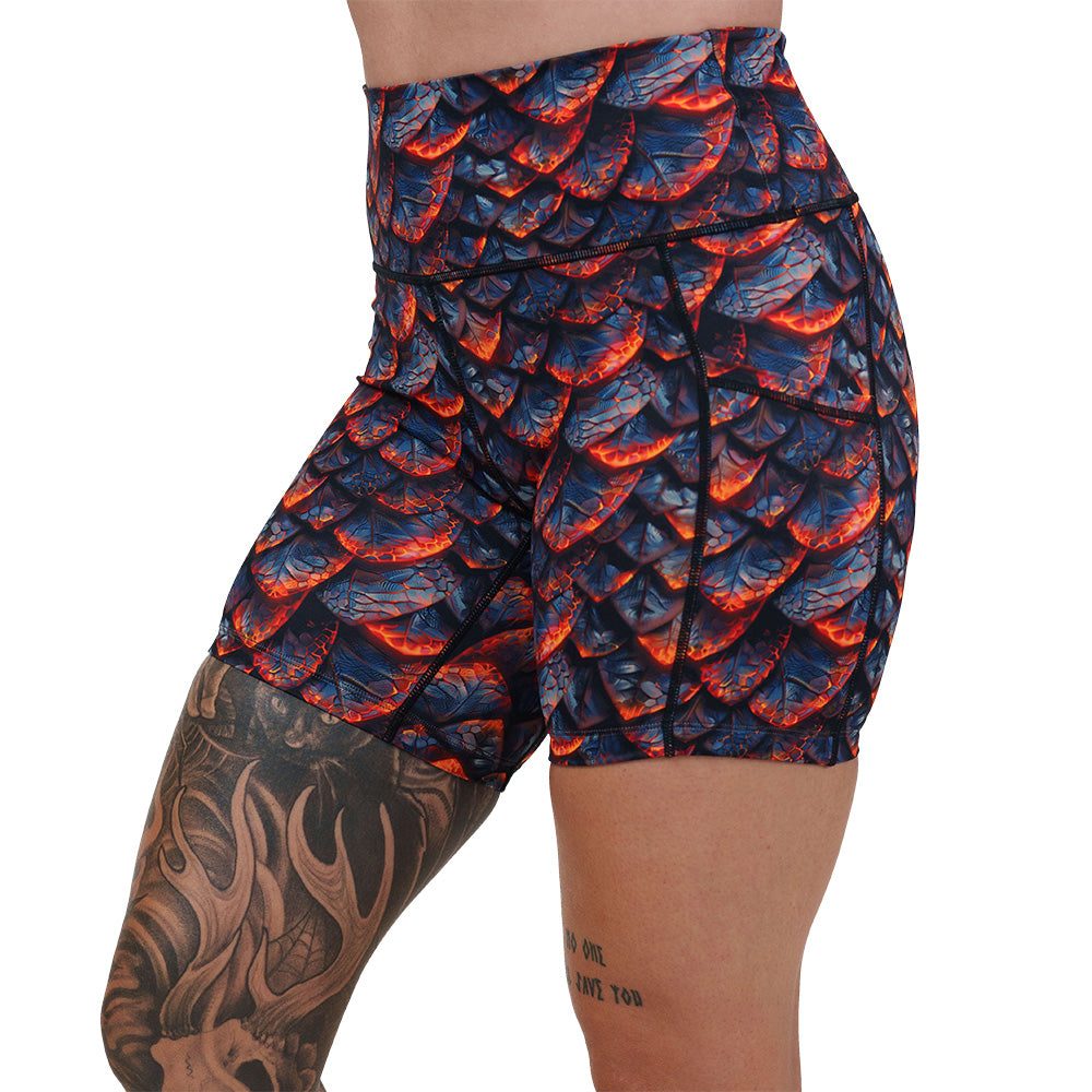 Molten Dragon Men's Athletic Shorts - Lightweight Quick-Dry Gym Workout Running Basketball Shorts for Men - Perfect for Training, Sports & Casual Wear