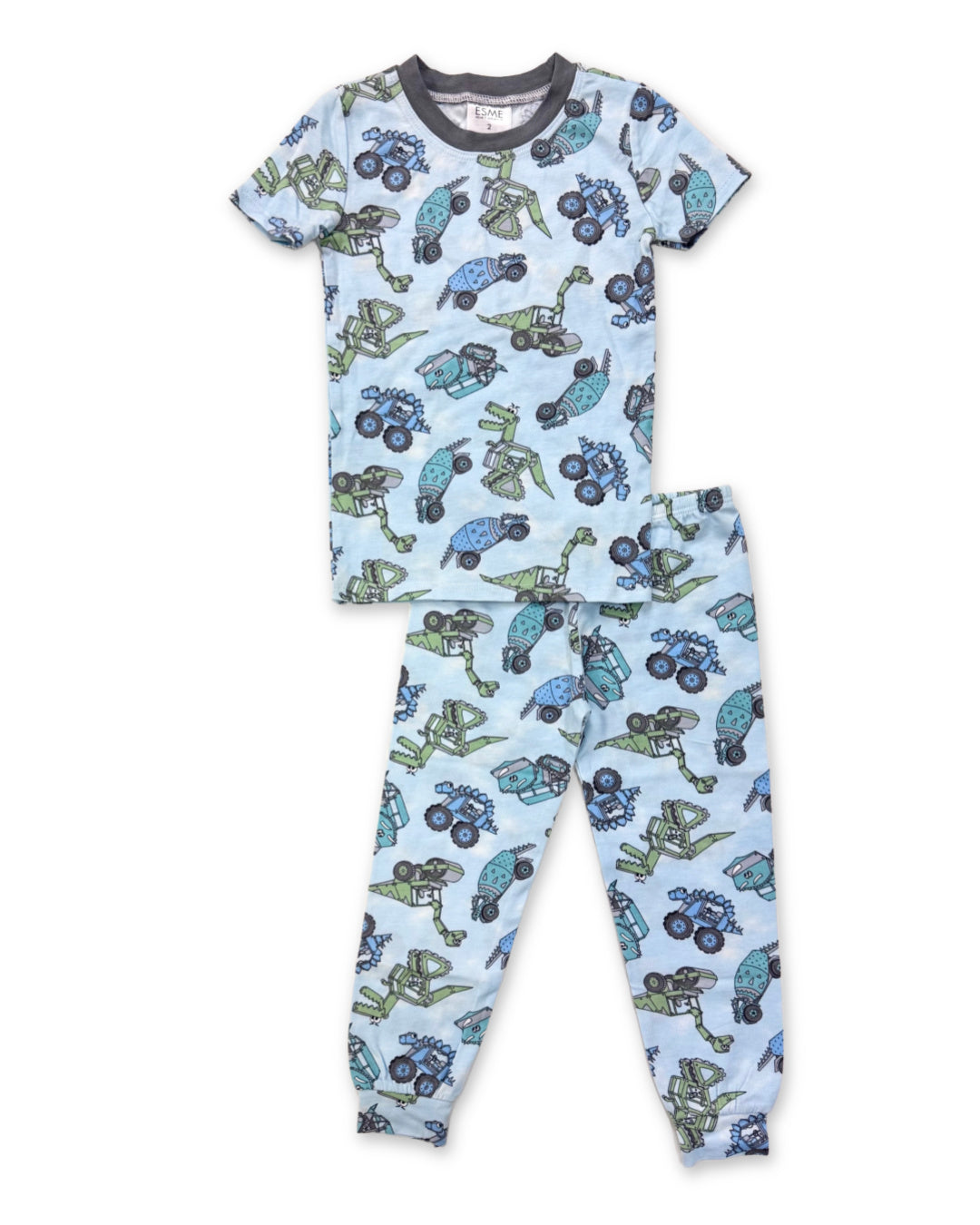 DINO'S INC. Short Sleeve Top & Pants Set - Comfortable Casual Outfit for Men & Women - Perfect for Summer, Travel, and Everyday Wear