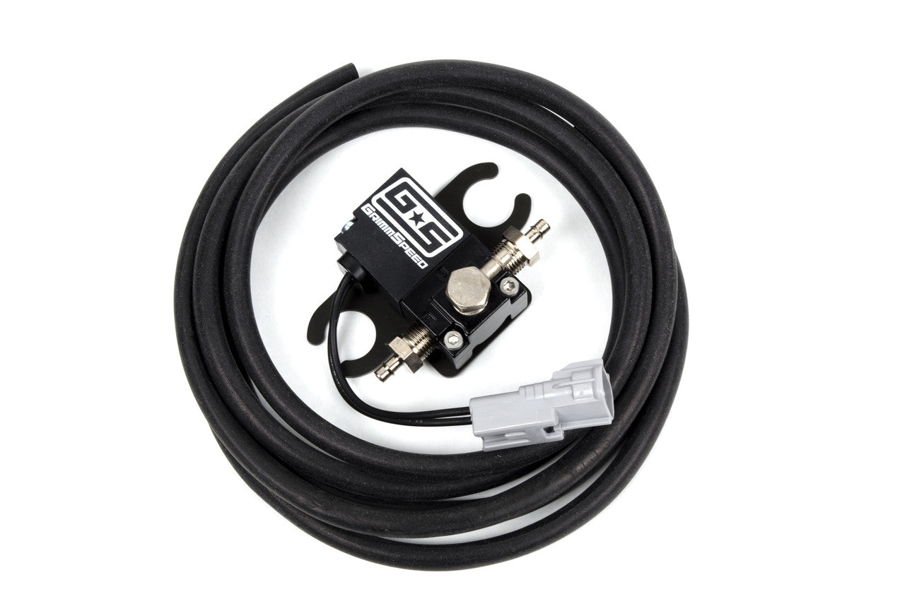 Grimmspeed 3 Port Boost Control Solenoid for 2008-2014 Subaru WRX & 2005-2009 Legacy GT - High Performance Turbo Boost Controller for Enhanced Engine Tuning and Racing Applications