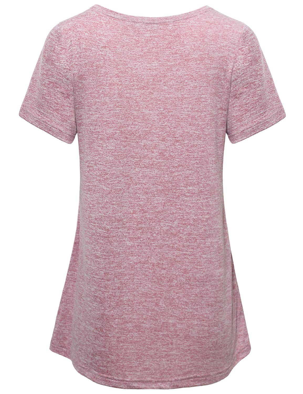 MISS FORTUNE Women's Workout Tops - Breathable Moisture Wicking Active Shirts for Yoga, Running, Hiking & Gym - Comfortable Fitness Shirts for Women - Perfect for Outdoor Activities & Indoor Training
