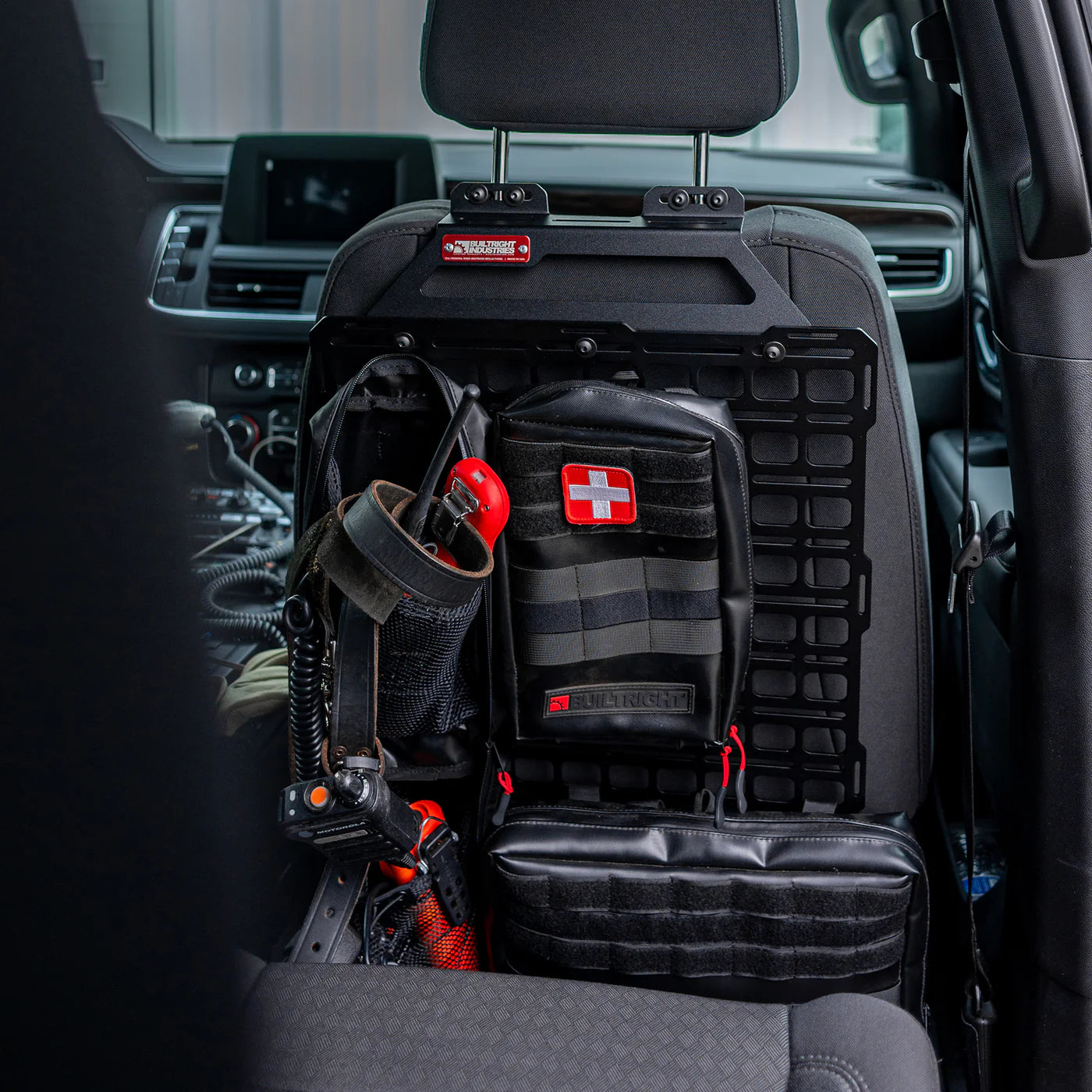21+ Chevy Tahoe/Suburban & GMC Yukon/Yukon XL Seat Back MOLLE Panel Organizer Kit - Tactical Gear Storage for Off-Roading, Camping & Road Trips