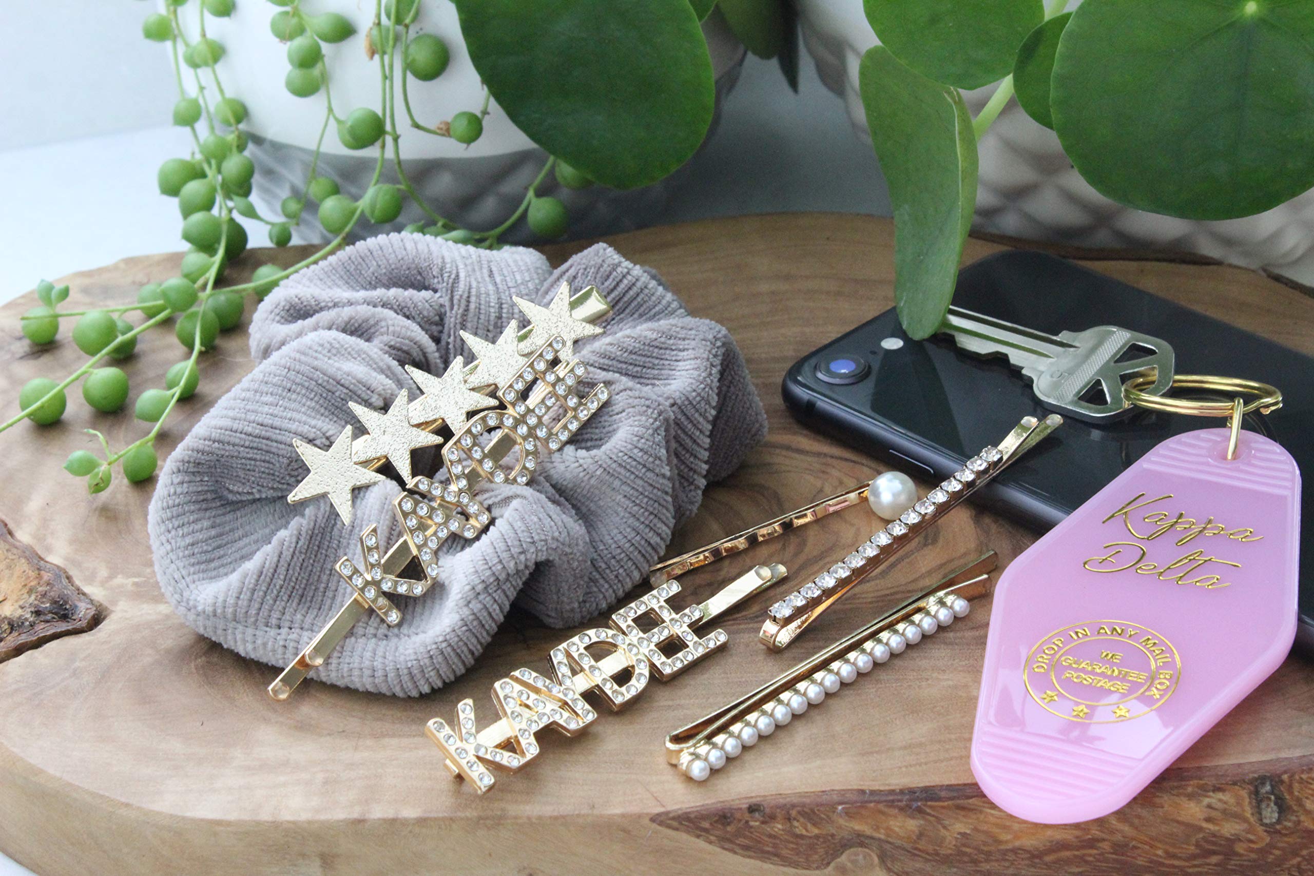 Sigma Gamma Rho Sorority Hair Clips - 6 Pack Hair Barrettes for Women & Girls - Perfect for Sorority Events, School, and Everyday Styling