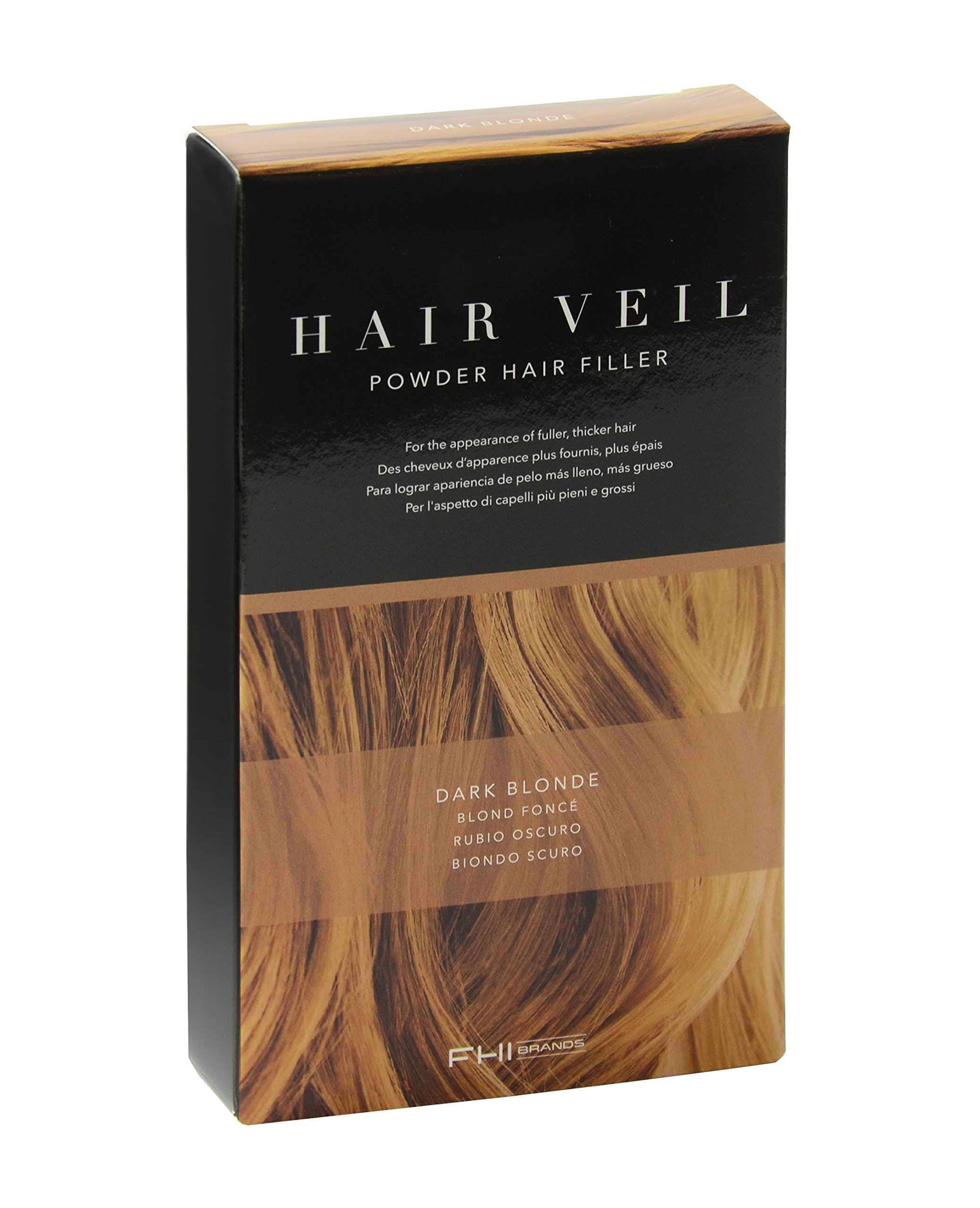 FHI Heat Hair Veil Powder Hair Filler - Volumizing & Thickening Treatment for Thin Hair | Instant Root Coverage & Natural-Looking Hair Density | Perfect for Styling, Special Occasions & Daily Confidence Boost