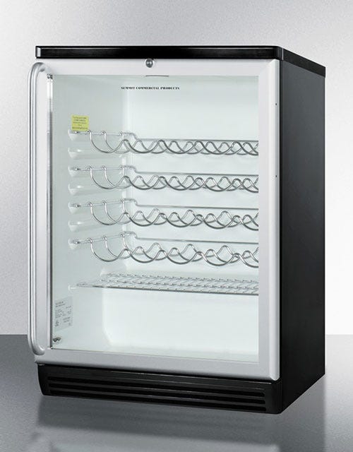 Summit 36 Bottle Dual Zone Wine Cooler Refrigerator - Freestanding or Built-In Wine Fridge for Home, Kitchen, Bar, Restaurant, and Wine Cellar Use