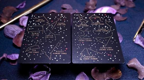 Constellation Playing Cards - Premium Champagne Gold Deck for Poker, Magic Tricks & Collectibles | Perfect for Game Nights, Gifts & Cardistry