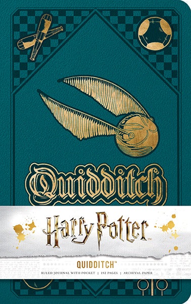 Harry Potter Quidditch Hardcover Ruled Notebook - Official Wizarding World Journal for Writing, Note Taking & Collectors - Perfect Gift for Potterheads & Book Lovers