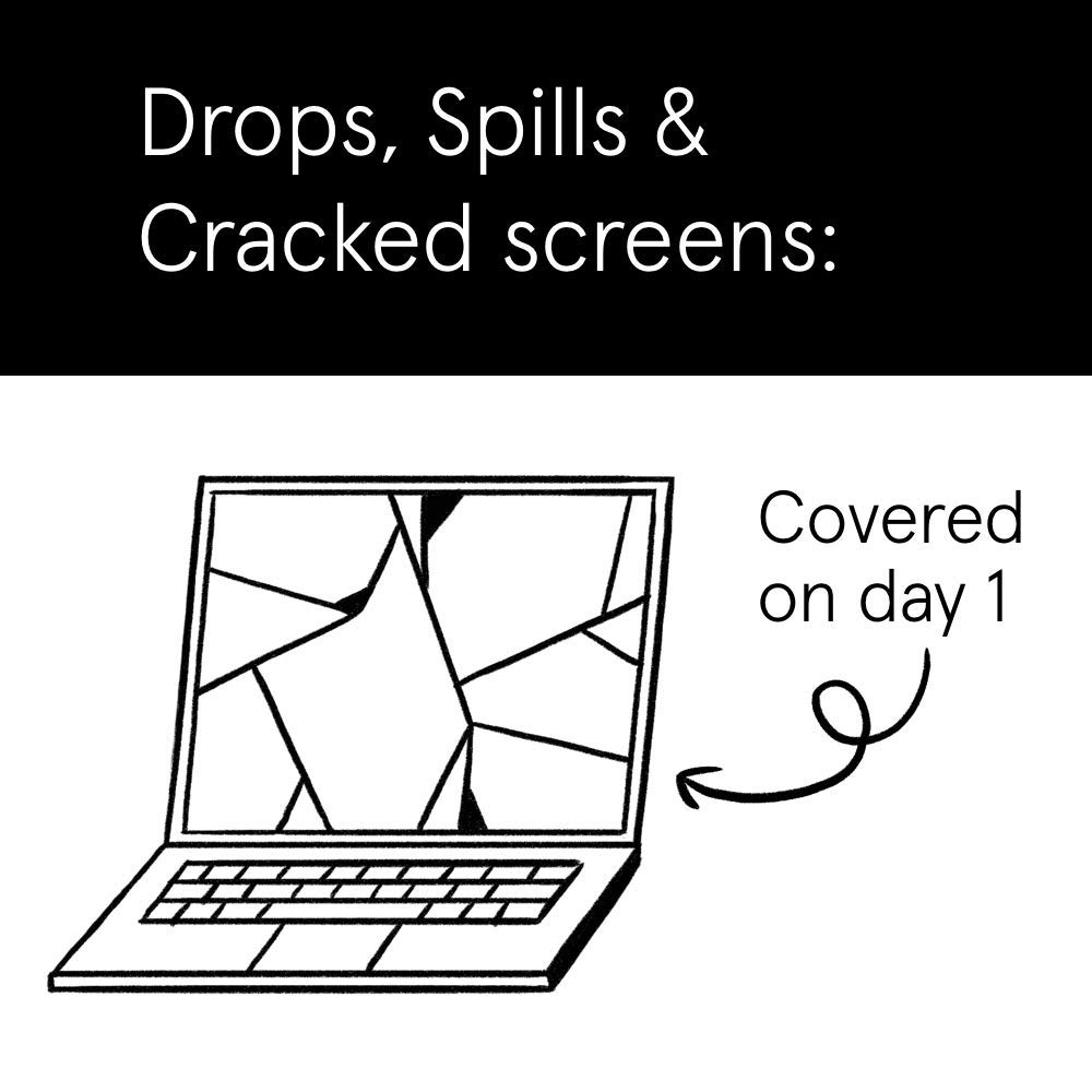 ASURION 2 Year Laptop Protection Plan ($1000-$1249.99) - Extended Warranty & Accident Coverage for MacBook, Dell, HP & More - Perfect for Students, Professionals & Remote Workers