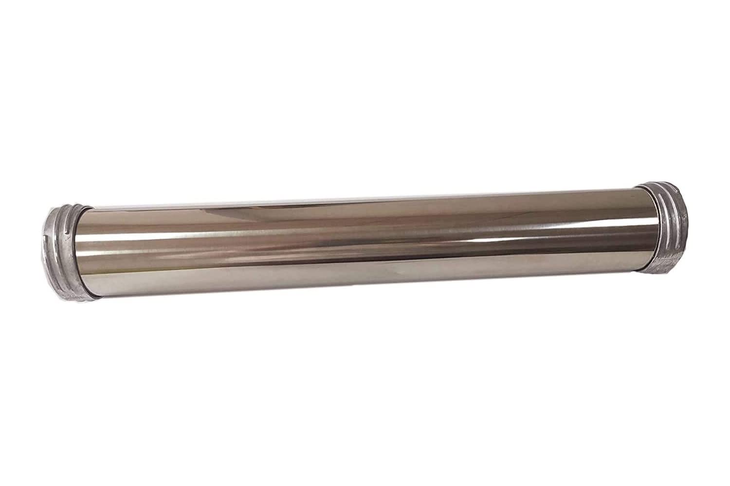 Stainless Steel Manual Sausage Caulking Gun with Replaceable Tube - 20 oz Capacity, 12:1 Drive Ratio - Perfect for Sealant, Adhesive & Construction Projects