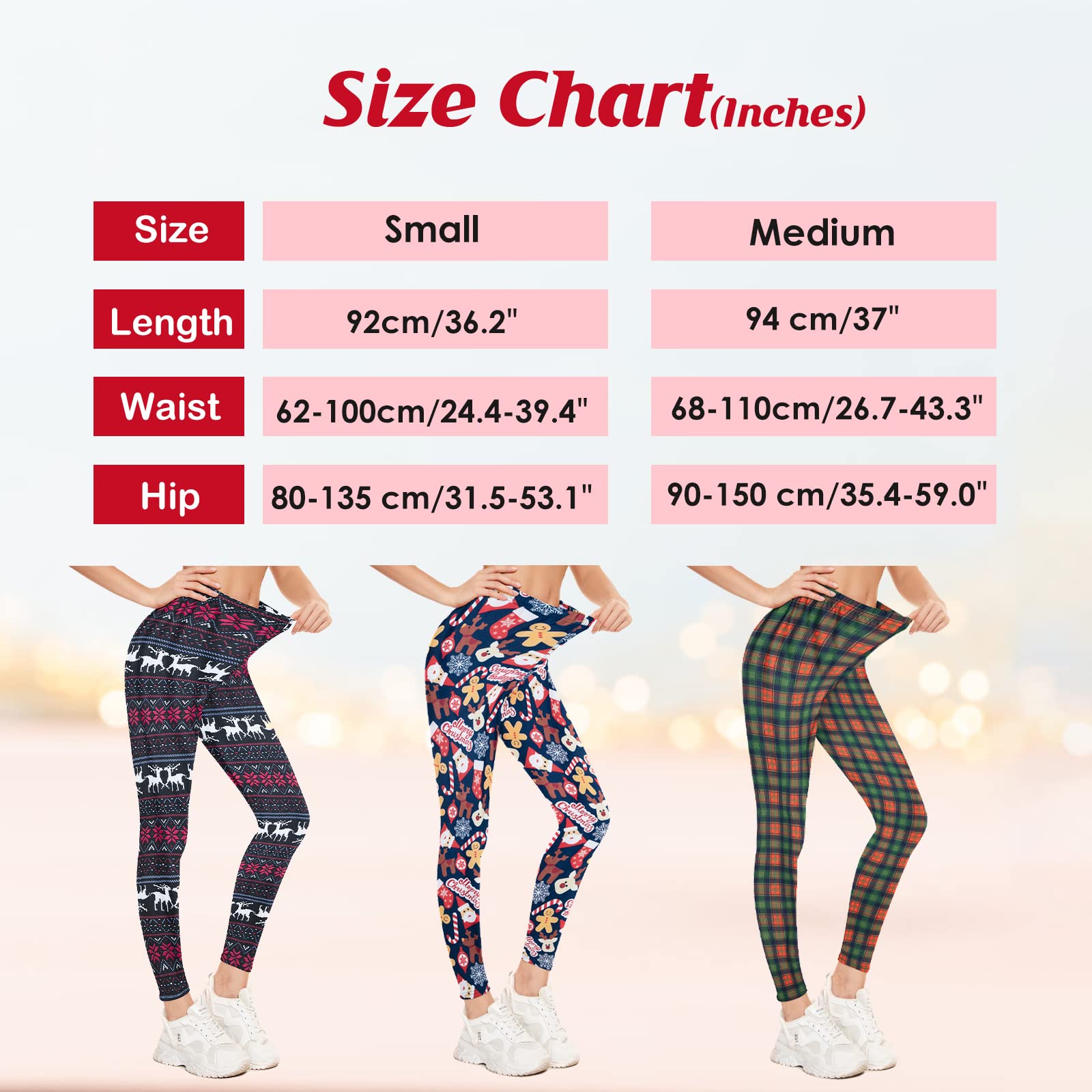 Funny Ugly Christmas Leggings for Women - High Waisted Holiday Pants with Festive Print | Perfect for Christmas Parties, Family Gatherings & Festive Outfits