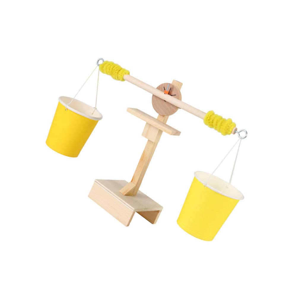 Wooden Balance Scale Toy for Kids - Math Teaching & Science Experiment Tool, Preschool Measurement Learning, STEM Educational Puzzle Game - Perfect for Classroom Activities & Homeschooling