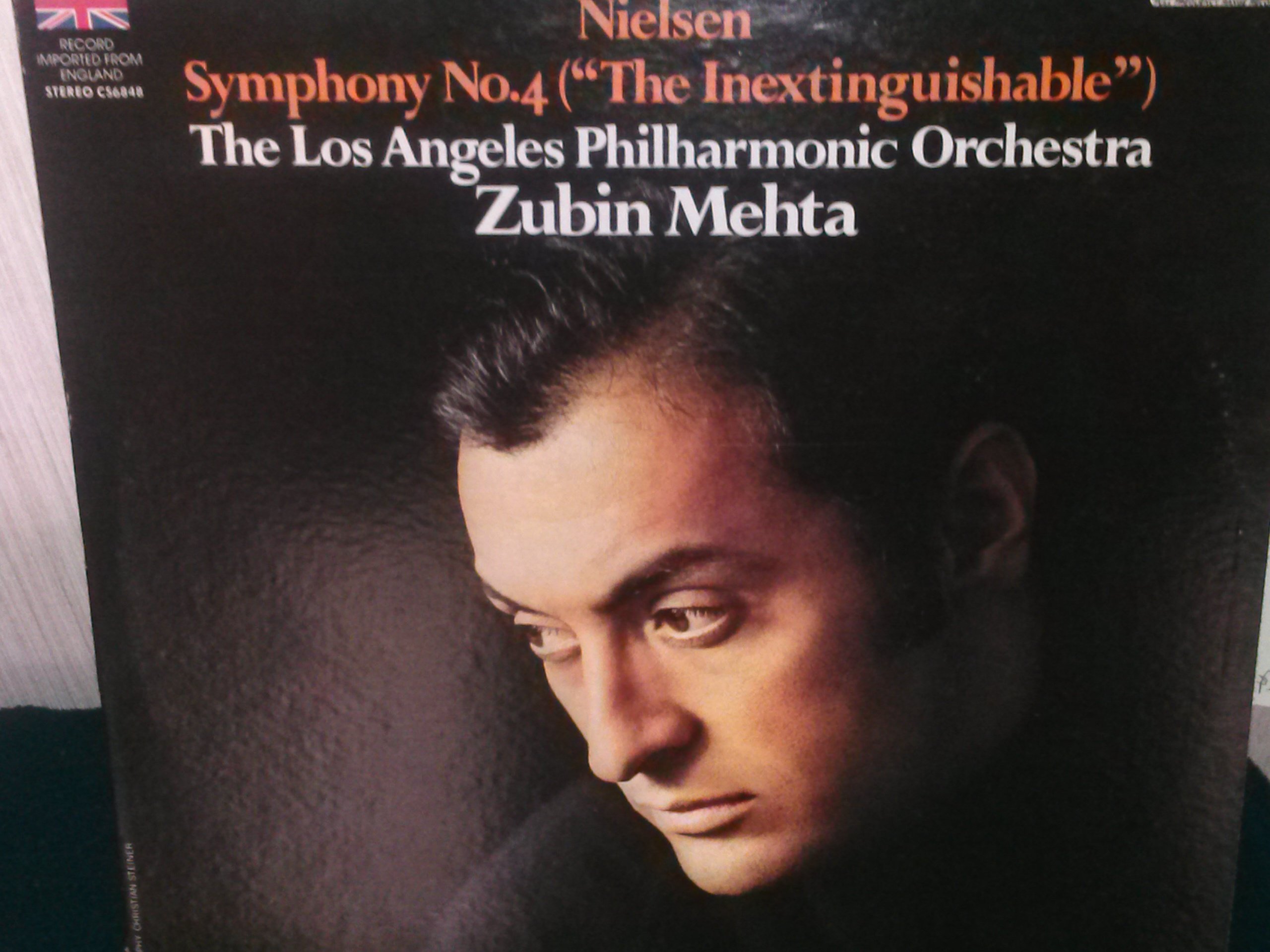 Nielsen Symphony No.4 'The Inextinguishable' - Los Angeles Philharmonic Orchestra Conducted by Zubin Mehta | London CS6848 NM/NM | Perfect for Classical Music Lovers & Audiophiles