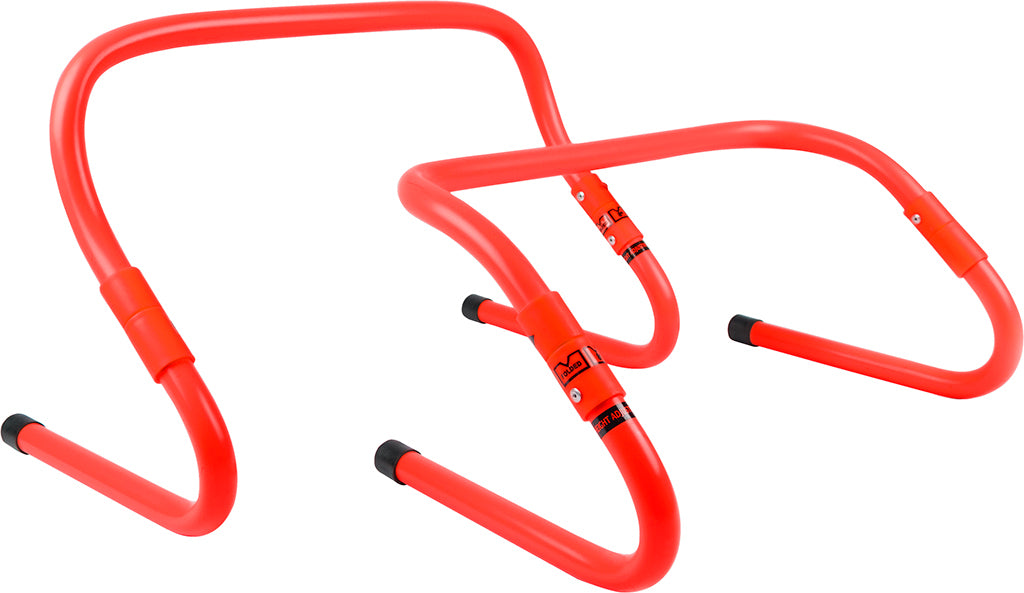 2 in 1 Adjustable Training Hurdles for Track & Field - Lightweight Portable Agility Hurdles for Kids & Adults - Perfect for Football, Soccer, Track Practice & Home Workouts