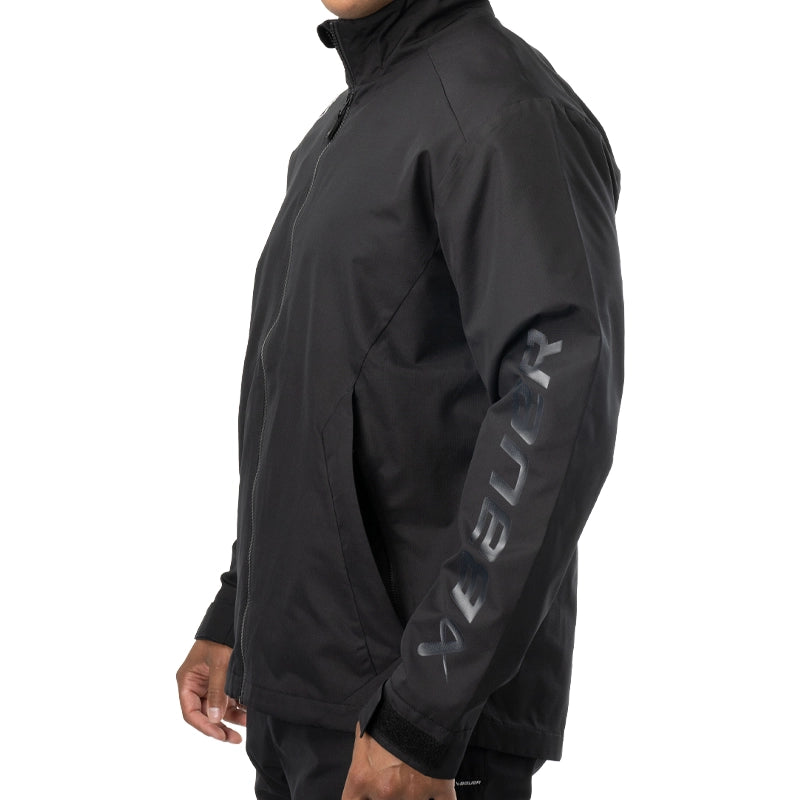 Bauer Team Lightweight Jacket for Men - Waterproof Windbreaker with Hood - Perfect for Hockey, Outdoor Sports & Casual Wear