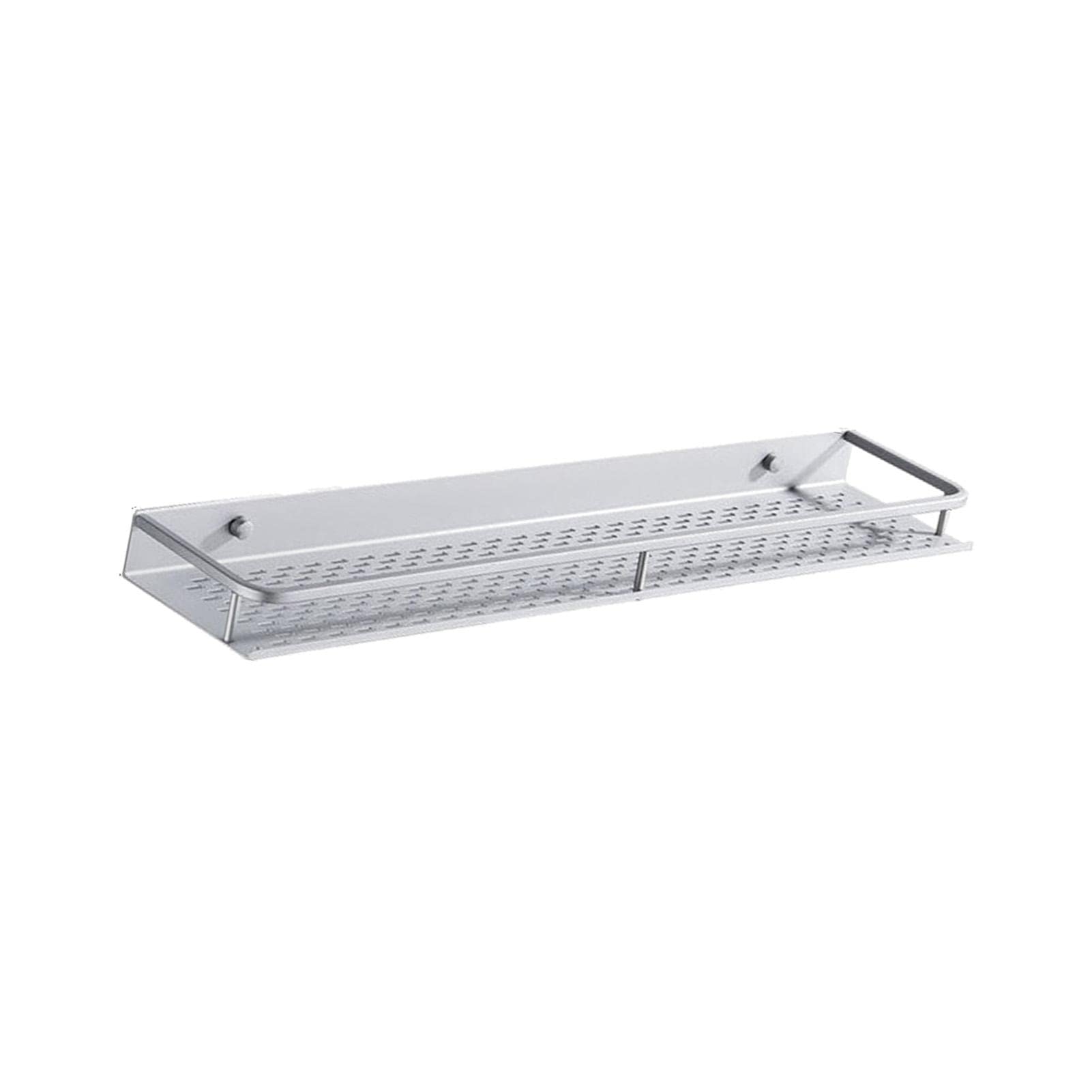QAHEART Wall-Mounted Bathroom Shelves with Hooks - Floating Shelf Organizer for Bathroom & Kitchen Storage - Perfect for Towels, Toiletries, Spices and More (White, 3-Tier) - Ideal for Small Space Organization in Bathrooms, Kitchens, Laundry Rooms and Dorm Rooms