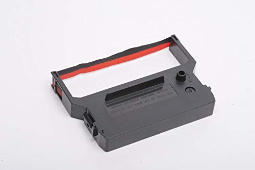 Compatible Printer Ribbon Replacement for Citizen IR-61BR - 36 Black & Red Ink Ribbons for Office Printing & Labeling
