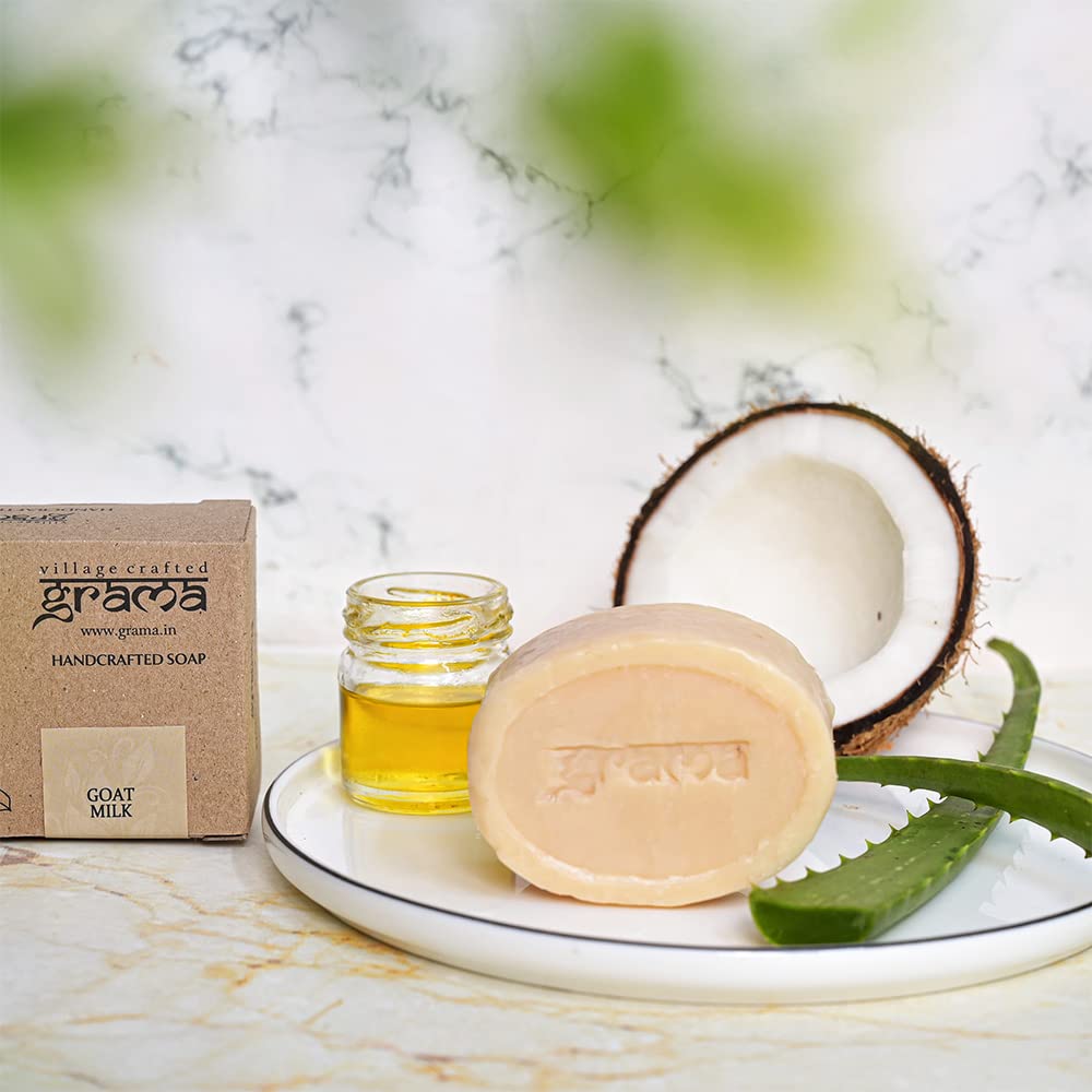 Organic Goat Milk Soap for Face & Body - Handmade with Natural Ingredients - Moisturizing & Gentle Cleansing - Pack of 2 Bars - Perfect for Dry Skin, Sensitive Skin & Daily Skincare Routine