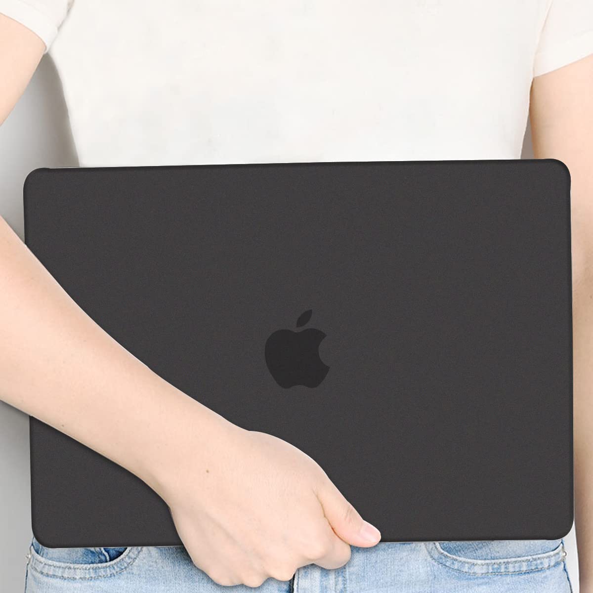 Premium Ultra-Thin Matte MacBook Air 13 Inch Case (2020-2021 M1 A2337/A2179 & 2018-2019 A1932) - Includes Screen Protector, Keyboard Cover & Webcam Privacy Shield - Perfect for Work, Travel & School - Sleek Black Protective Laptop Cover