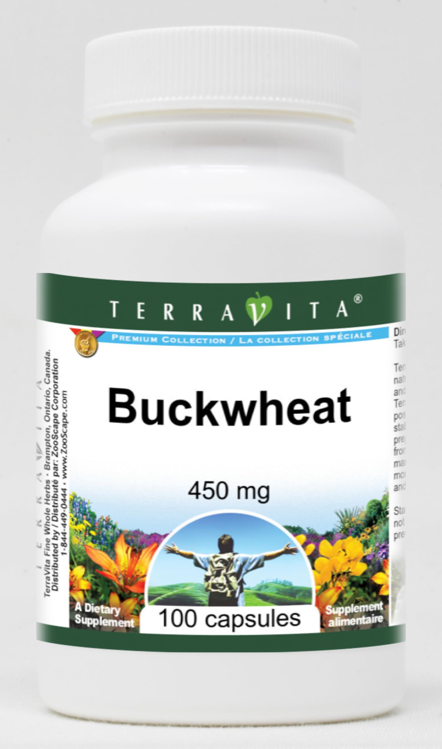 Organic Buckwheat Extract 450mg (100 Capsules, 3-Pack) | Supports Heart Health & Circulation | Vegan, Non-GMO Supplement for Daily Wellness & Detox