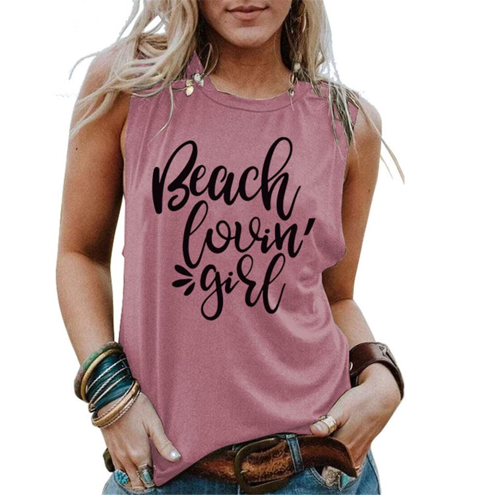 KOOKLIVE Women's Summer Tank Tops - Loose Fit Casual Cami Shirts for Beach Vacation, Gym, Yoga & Everyday Wear