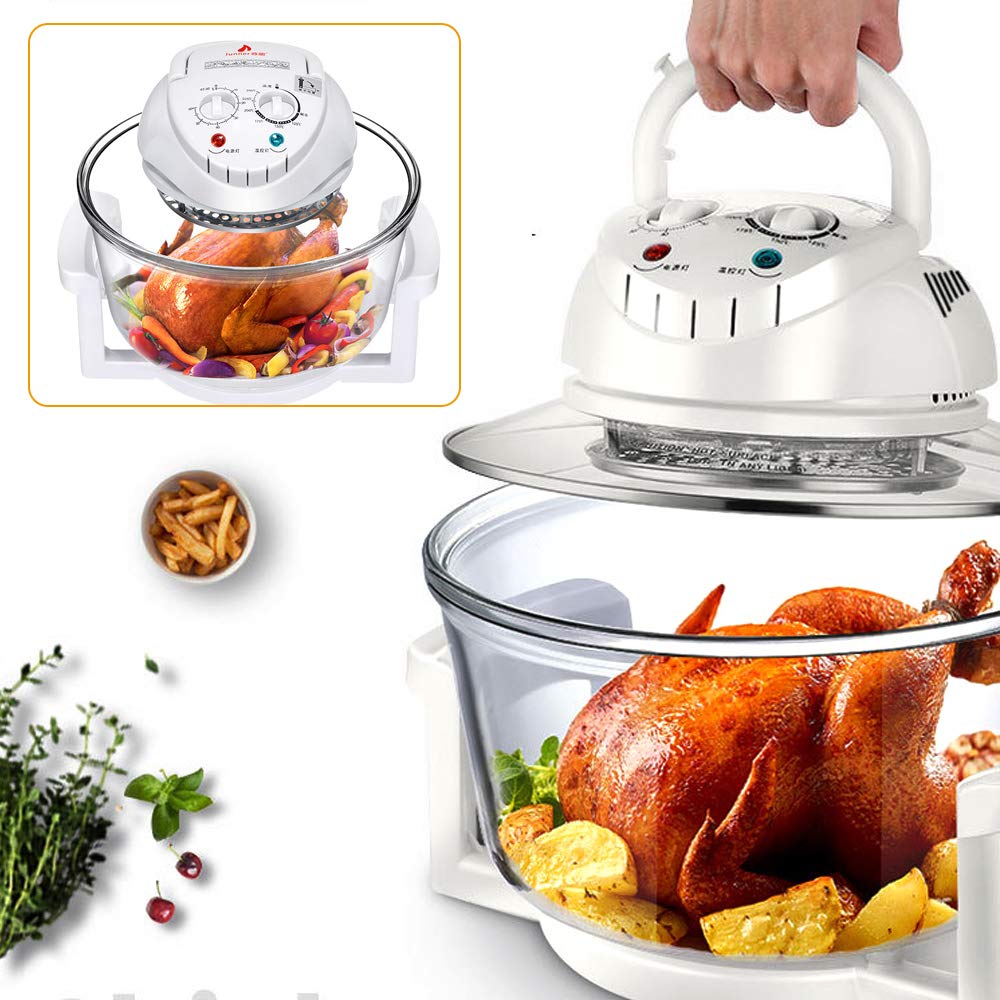 12L Turbo Air Fryer Convection Oven - Electric Cooker with Multifunction & Infrared Technology - Perfect for Roasting, Baking, and Healthy Frying at Home