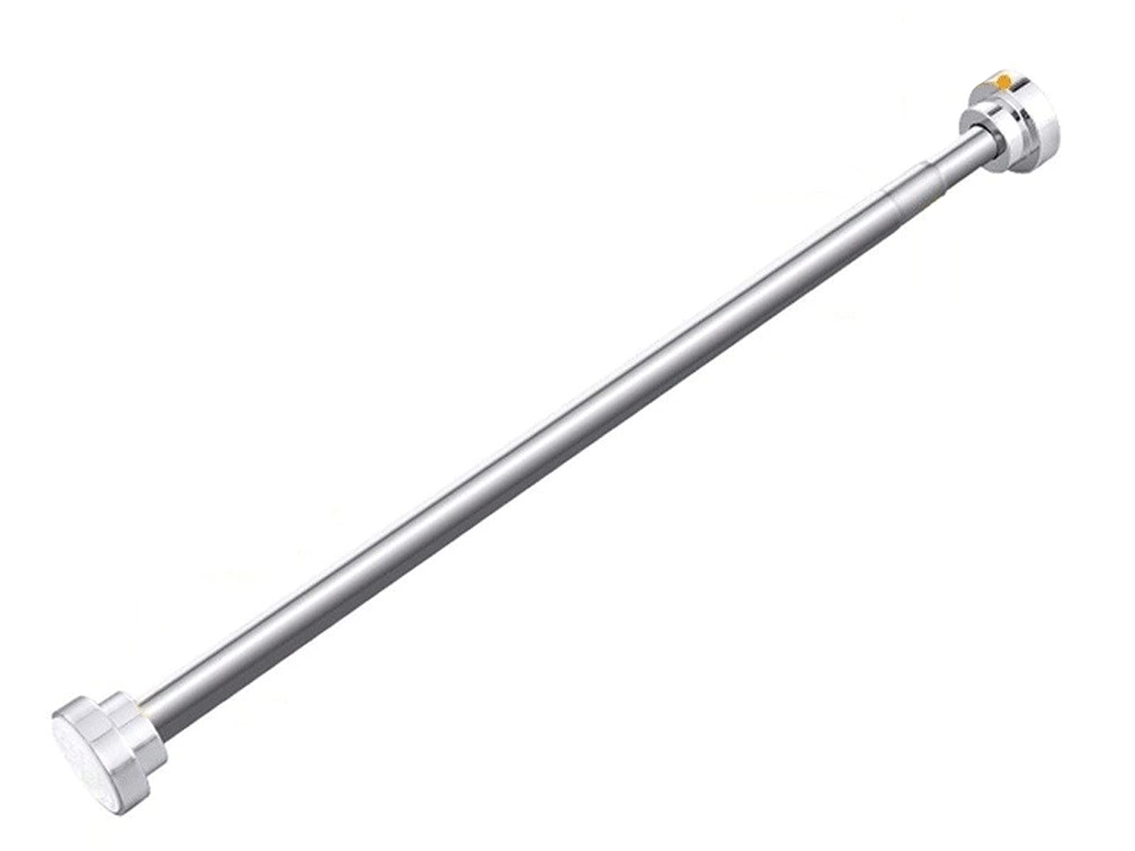 Stainless Steel Telescopic Shower Curtain Rod - Adjustable 70-300cm (110-200cm) for Bathroom, Shower & Closet - Rustproof Durable Shower Rail for Hanging Curtains & Clothes - Perfect for Small Spaces & Renovations