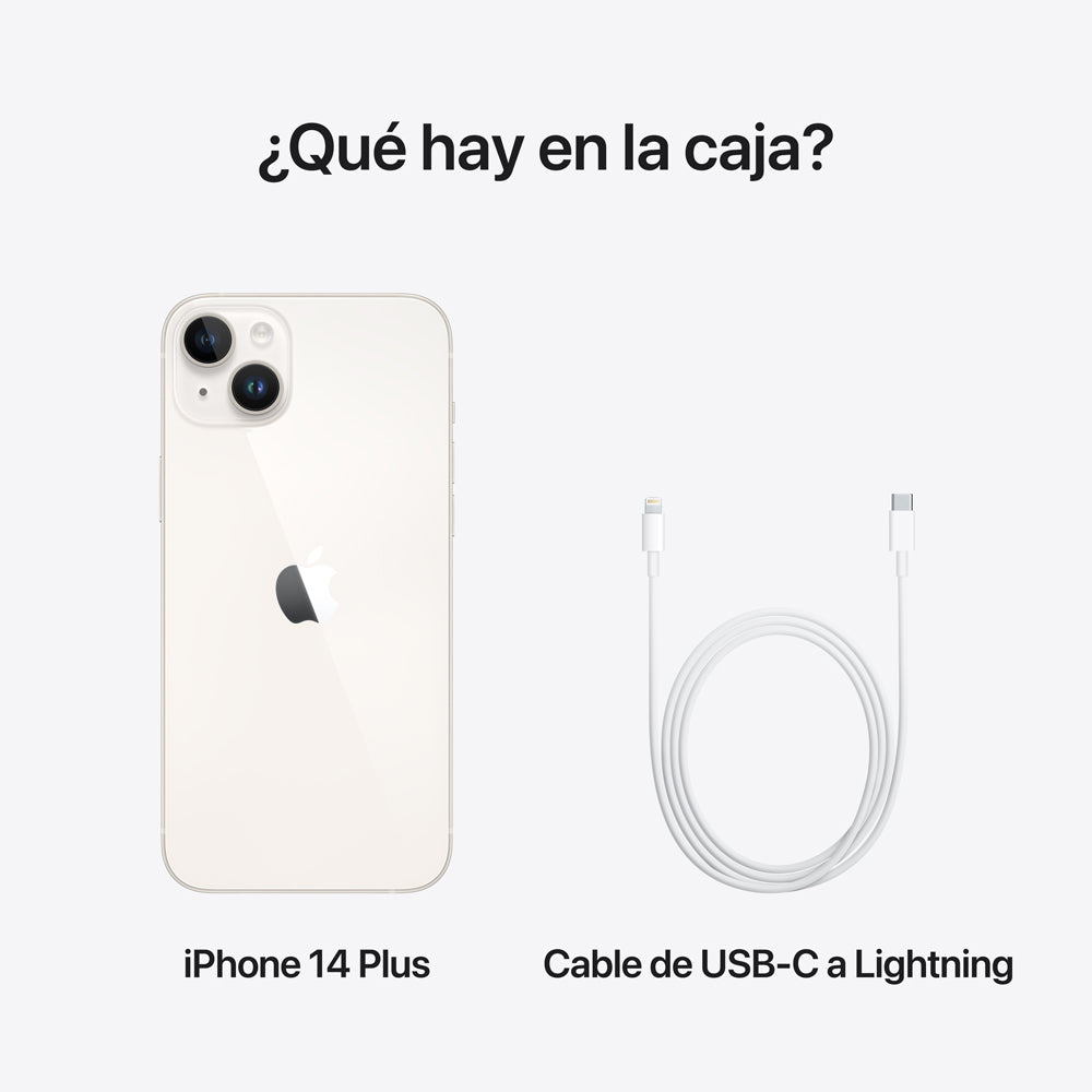 Apple iPhone 14 Plus 256GB Smartphone - Starlight White | 6.7
