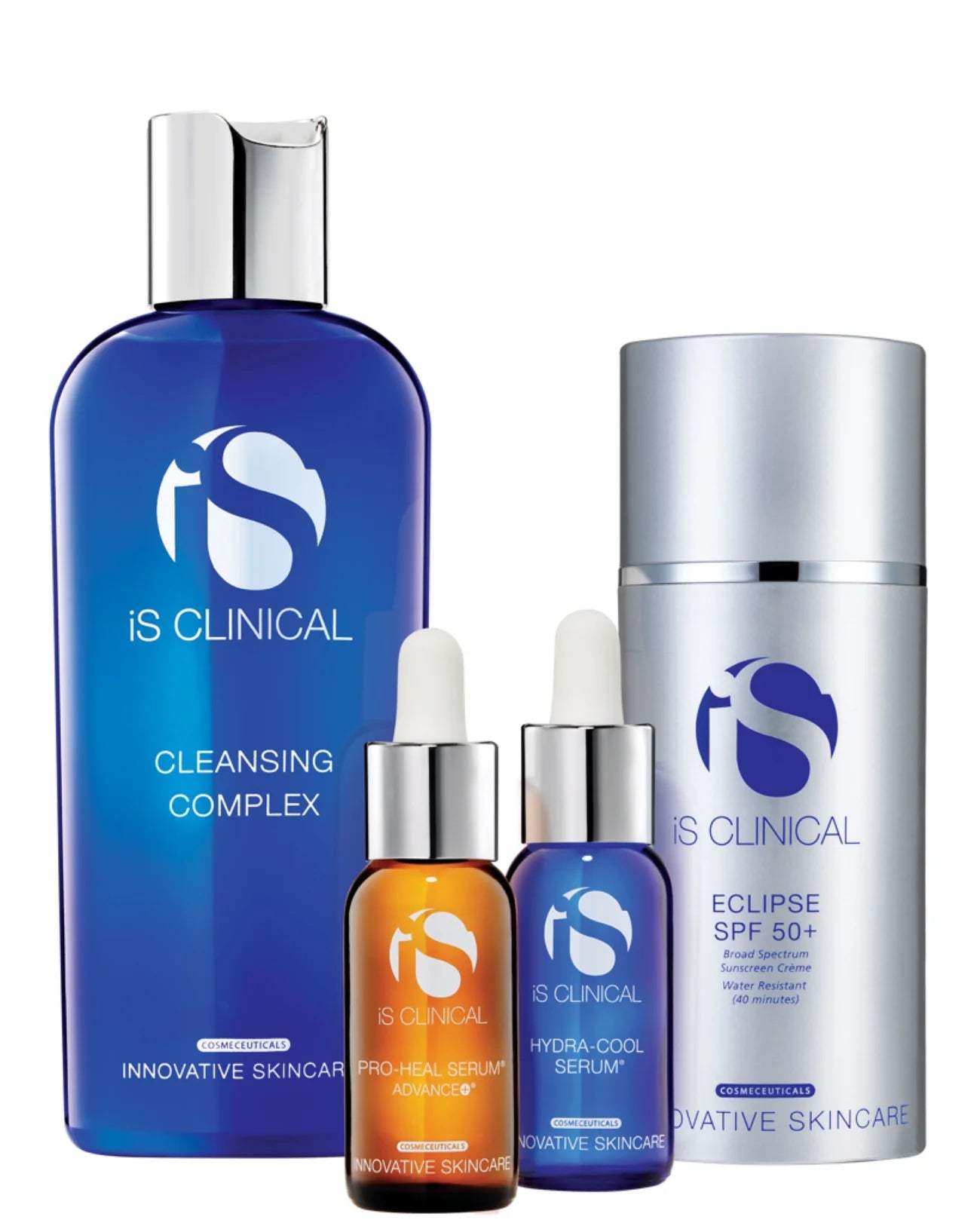 iS Clinical Pure Calm Collection - Soothing Skincare Set for Sensitive Skin | Hydrating Face Cream, Gentle Cleanser & Repairing Serum | Perfect for Dry, Irritated Skin Care Routine