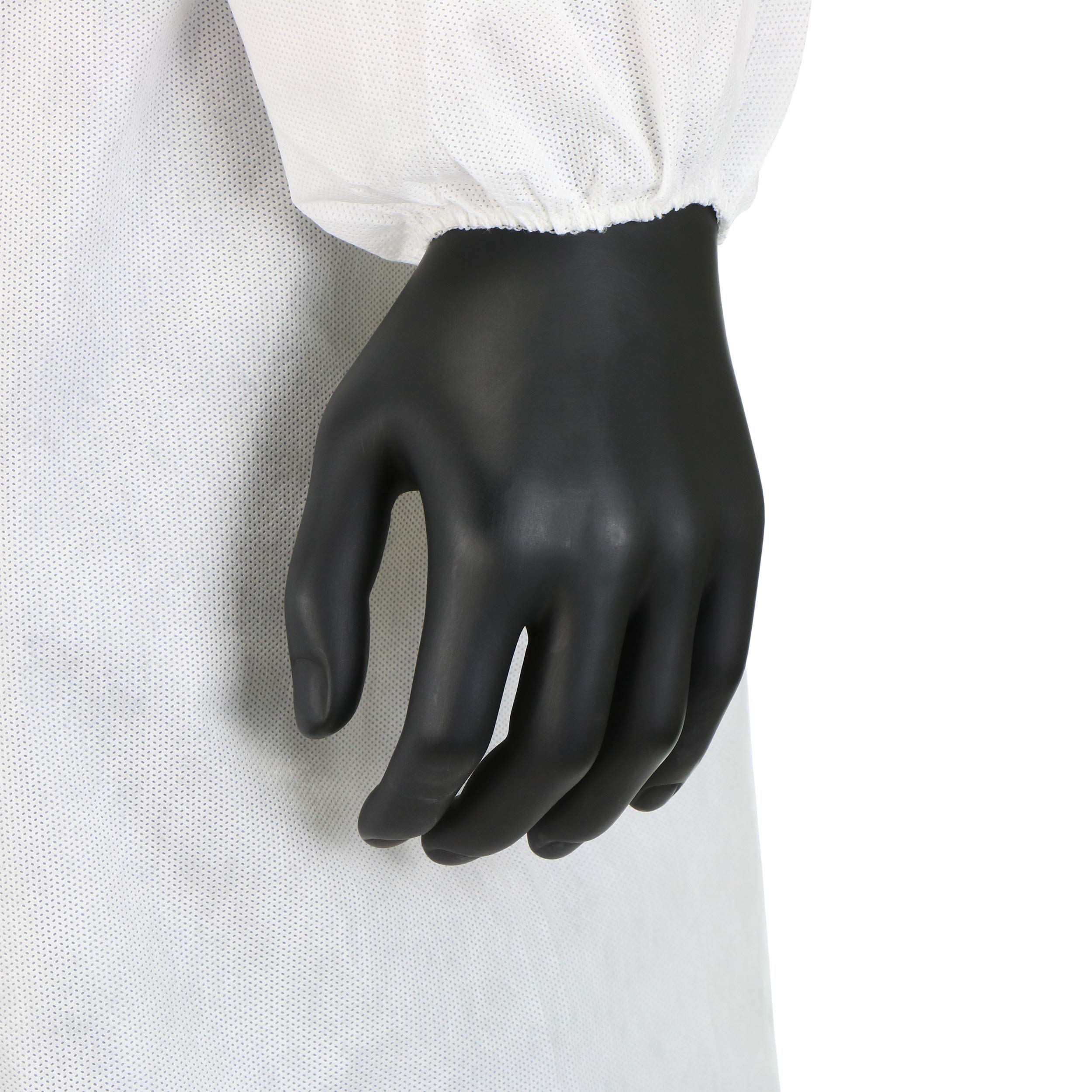 West Chester C3802 PosiM3 Coverall - Pack of 25 White X-Large Safety Work Overalls with Front Zipper & Elastic Wrist | Protective Clothing for Construction, Painting & Industrial Work
