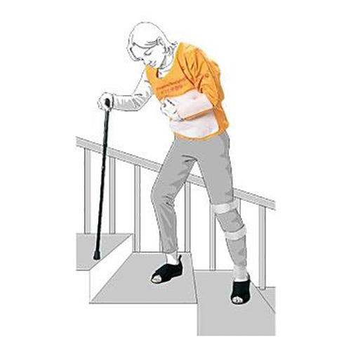 Hemiplegia Simulation Suit for Stroke Rehabilitation - Large Size | Mobility Training & Physical Therapy Aid for Stroke Patients