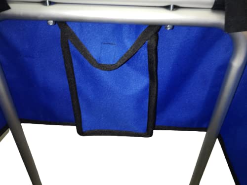 NuHorizons Universal Walking Frame Pouch - Blue Mobility Aid Bag for Zimmer Frames & Walkers - Perfect for Seniors & Physical Therapy Use