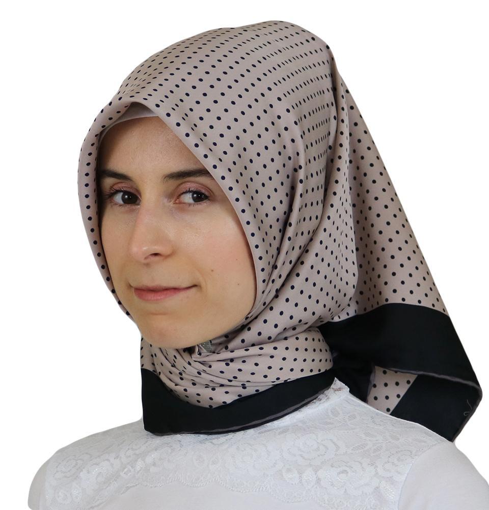 Aker Satin Square Hijab Scarf 6535 932 - Soft & Breathable Muslim Headscarf for Women - Perfect for Daily Wear, Prayer, and Special Occasions