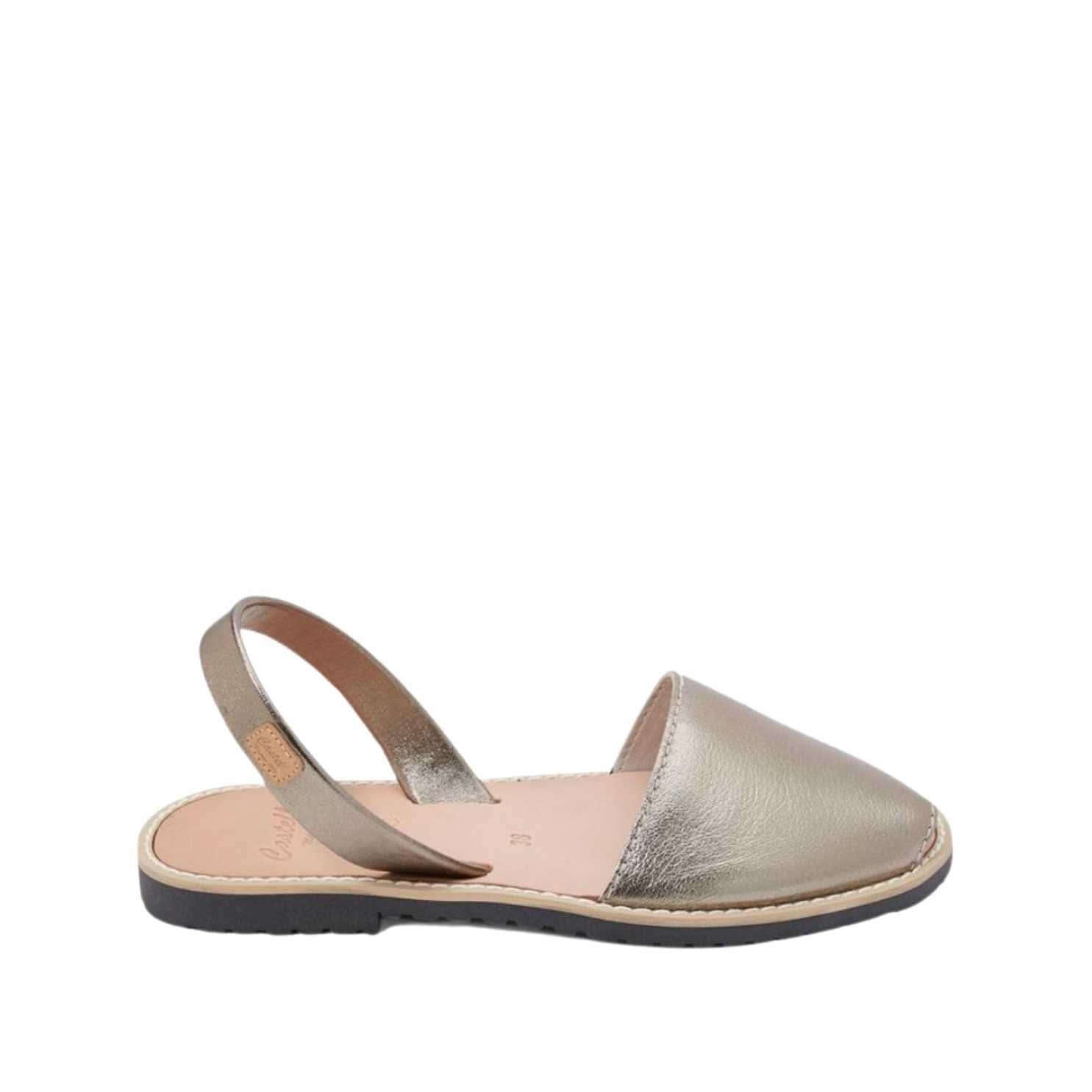 Madona 1056 Women's Metallic Leather Sandals - Comfortable & Stylish Footwear for Summer, Beach, and Casual Outings