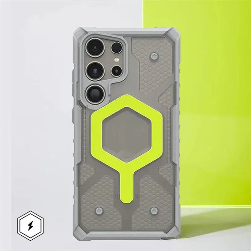 UAG Shockproof Galaxy S25 Ultra Magsafe Rugged Magnetic Case - Protective Cover for Samsung Galaxy S25 Ultra with Strong Magnets - Perfect for Outdoor Adventures, Work & Daily Use